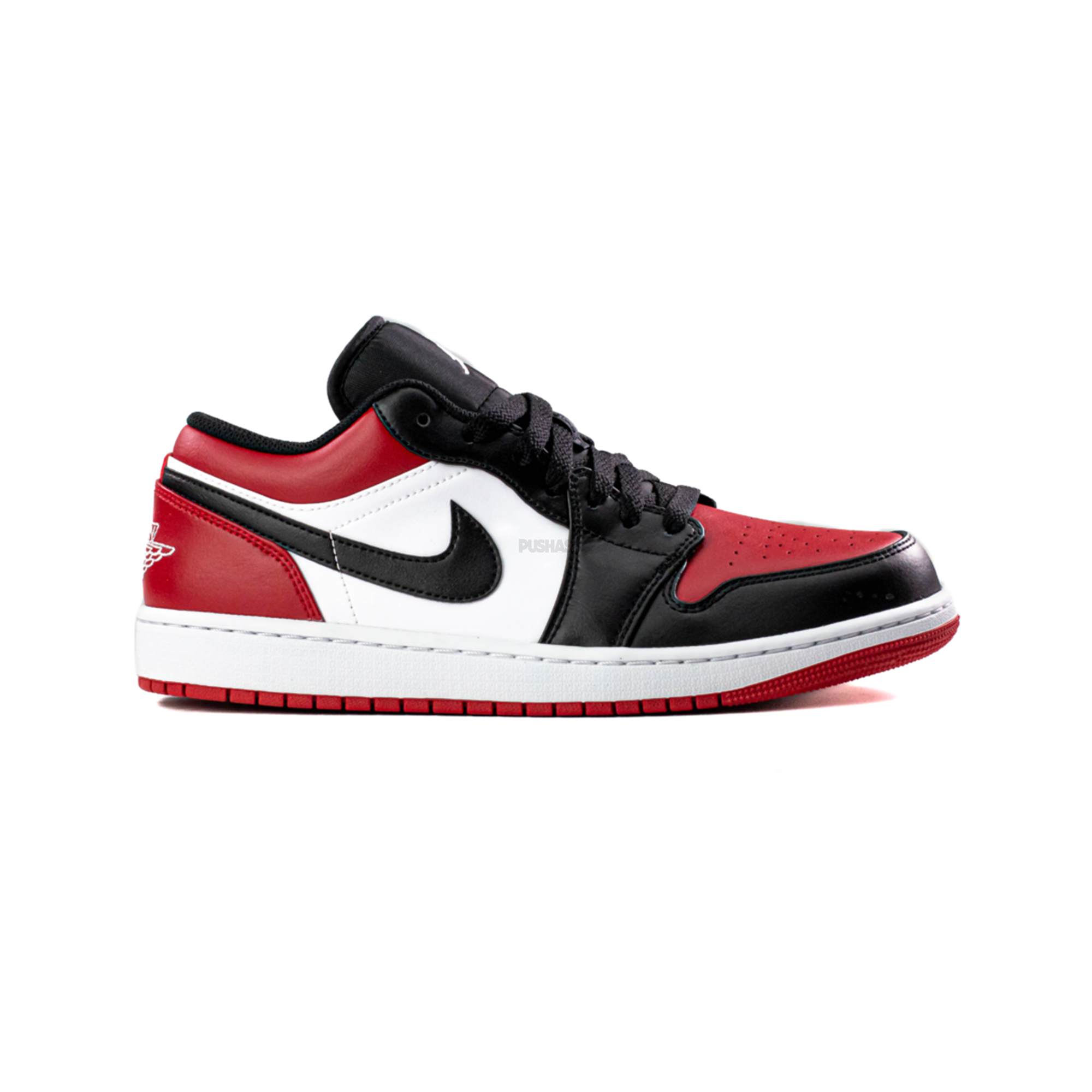 Air Jordan 1 Low 'Bred Toe' Sneakers (2021 Release) - Men's Basketball Shoes for Casual Wear & Street Style