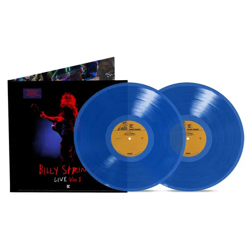 Billy Strings Live Volume 1 - Indie Exclusive 2LP Translucent Blue Vinyl Record - Limited Edition Live Concert Album - Perfect for Vinyl Collectors & Music Enthusiasts - Great for Home Listening, Gifts & Music Collections