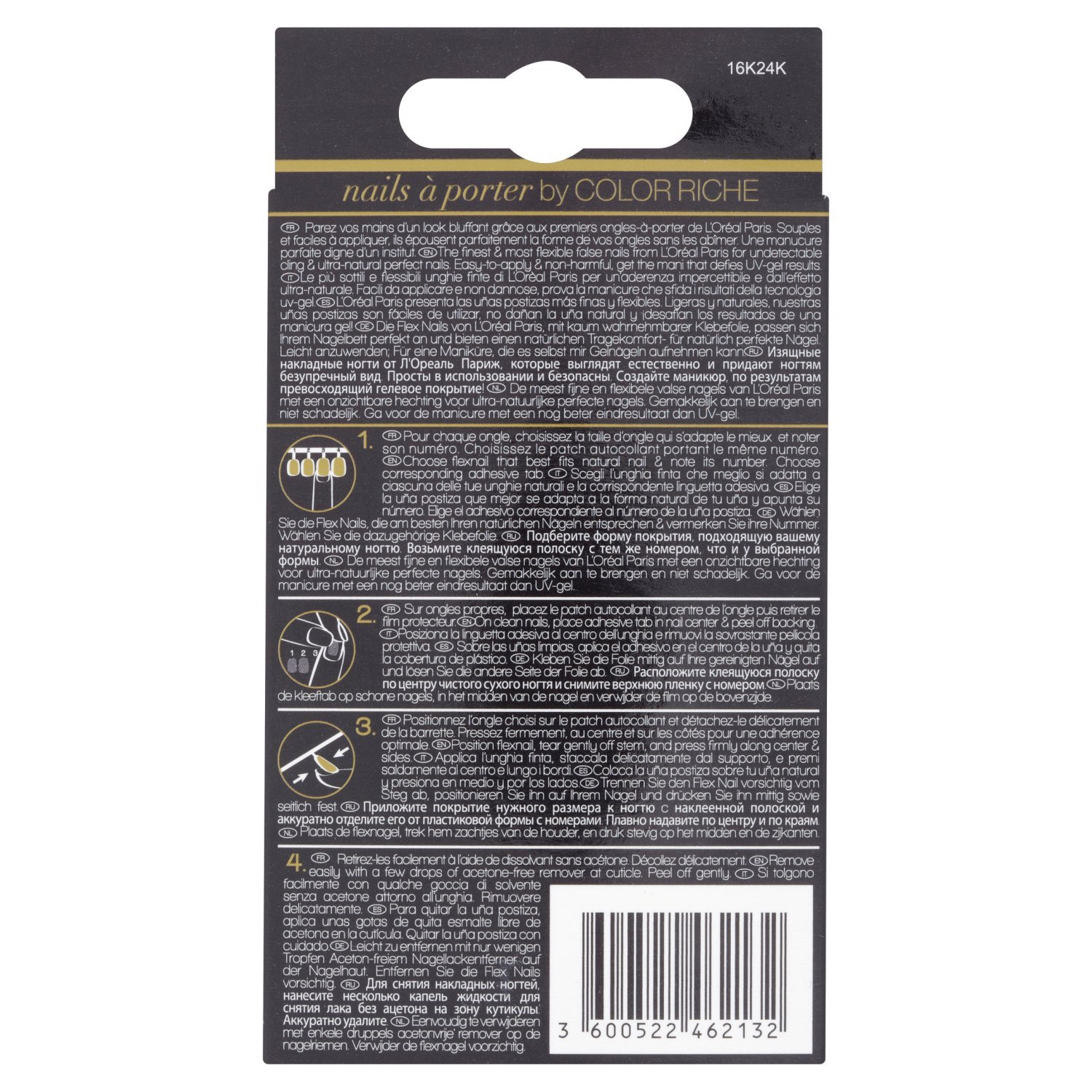 L'Oreal Paris Nails a Porter French Touch Nail Polish - Shade 001 | Long-Lasting Wear & Salon-Quality Finish for Everyday Elegance & Special Occasions