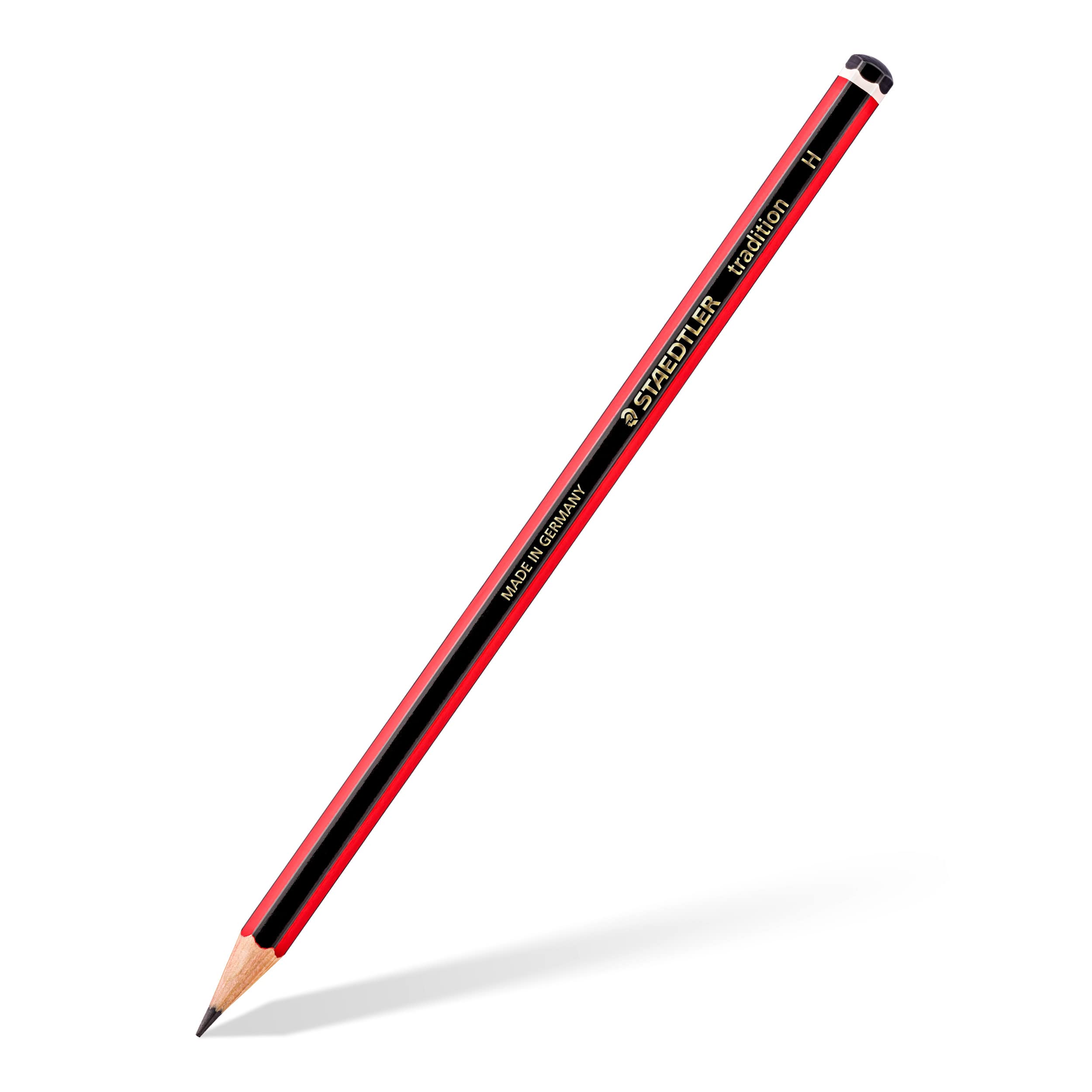 STAEDTLER 110-H Tradition Graphite Pencils for Drawing, Sketching & Writing - H Hardness (Box of 12) - Perfect for Artists, Students & Office Use