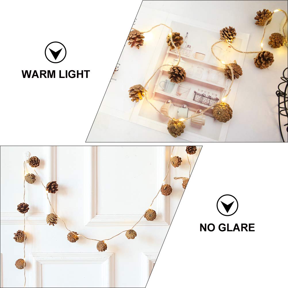 Totority 1 Set Beautiful LED String Lights - Battery-Free Decorative Fairy Lights for Bedroom, Wedding, Party & Outdoor Decor
