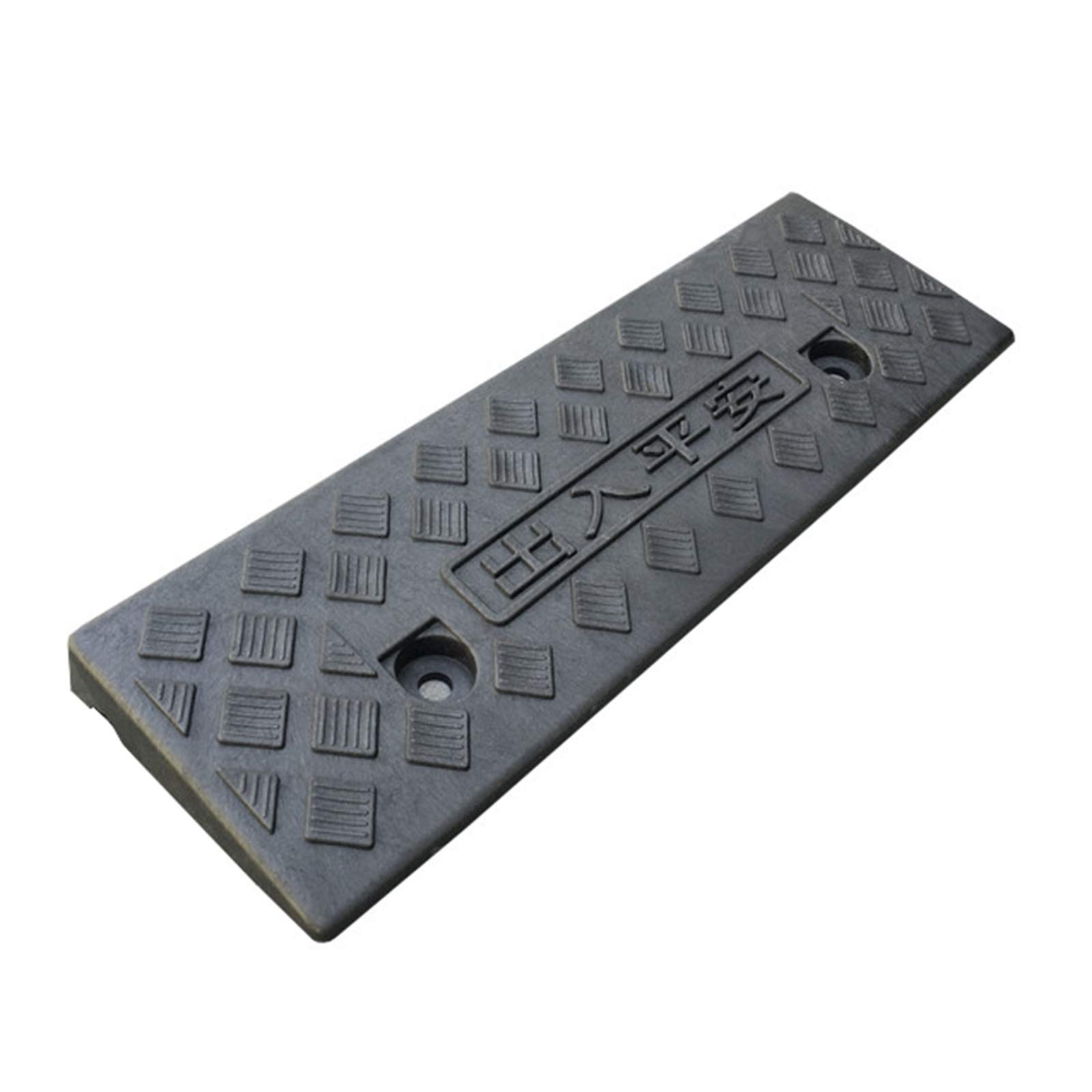 Heavy-Duty Plastic Curb Ramps - Portable Lightweight Non-Slip Threshold Ramps for Driveways, Loading Docks, Sidewalks | Perfect for Cars, Bikes, Motorcycles & Wheelchair Access | Industrial-Grade ADA Compliant Ramp Solution