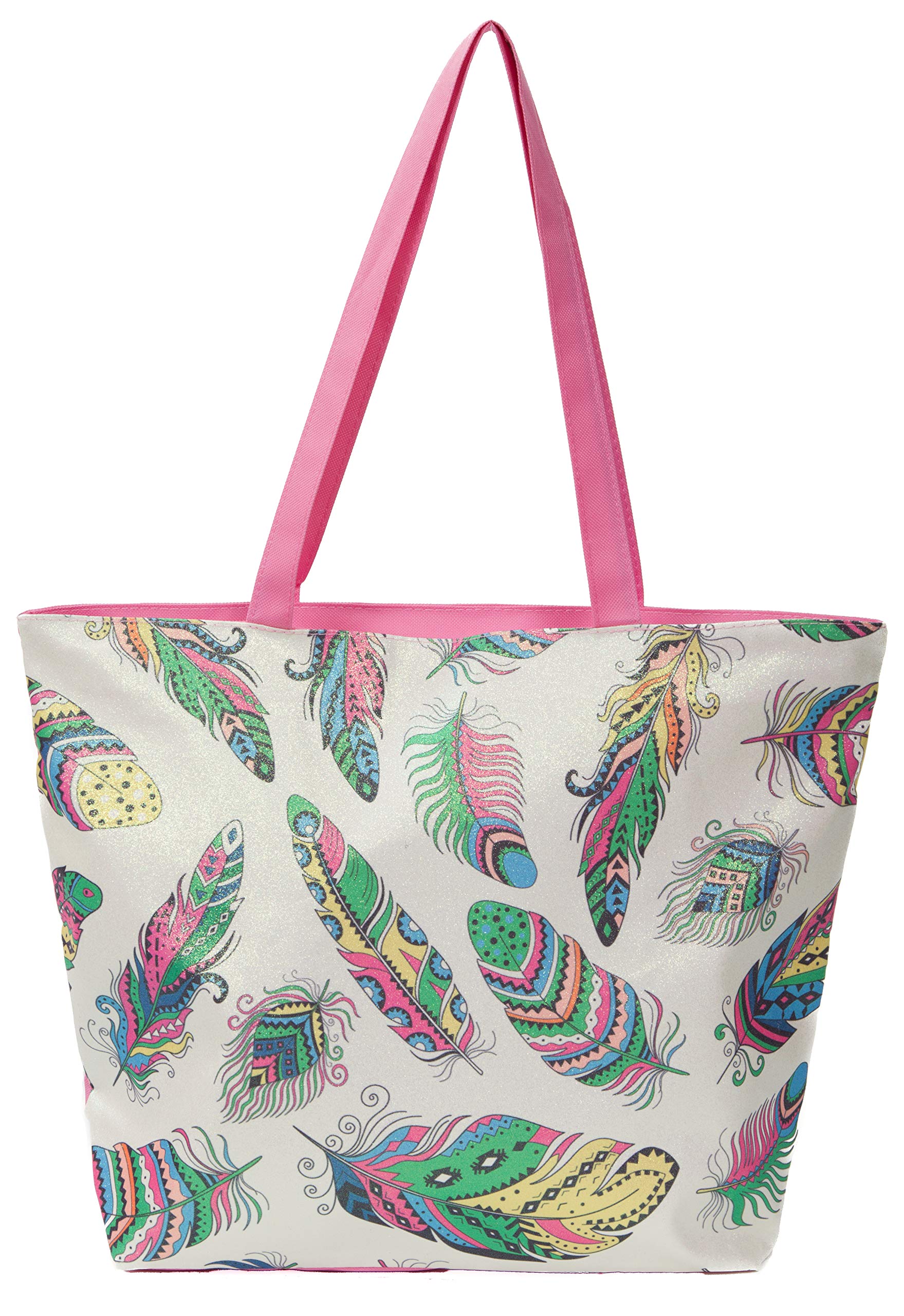 Stylish Water-Resistant Tote Bag for Women - Durable Travel & Beach Tote with Spacious Interior - Perfect for Shopping, Gym, Work Commute & Vacation Essentials