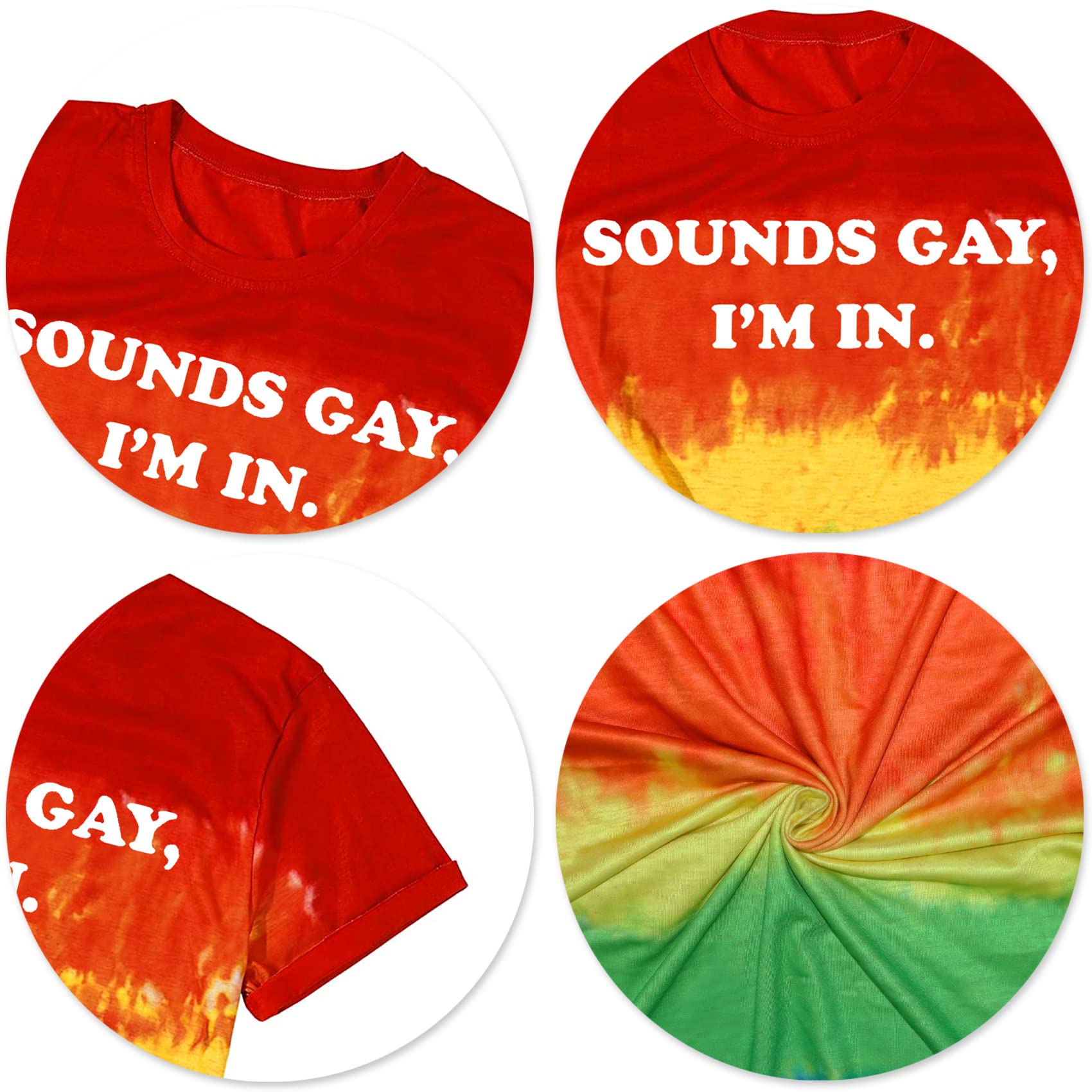 Pride T-Shirts for Women - Rainbow Heart Graphic Tees | LGBT Casual Short Sleeve Tops | Perfect for Pride Parades, LGBTQ+ Events & Everyday Wear