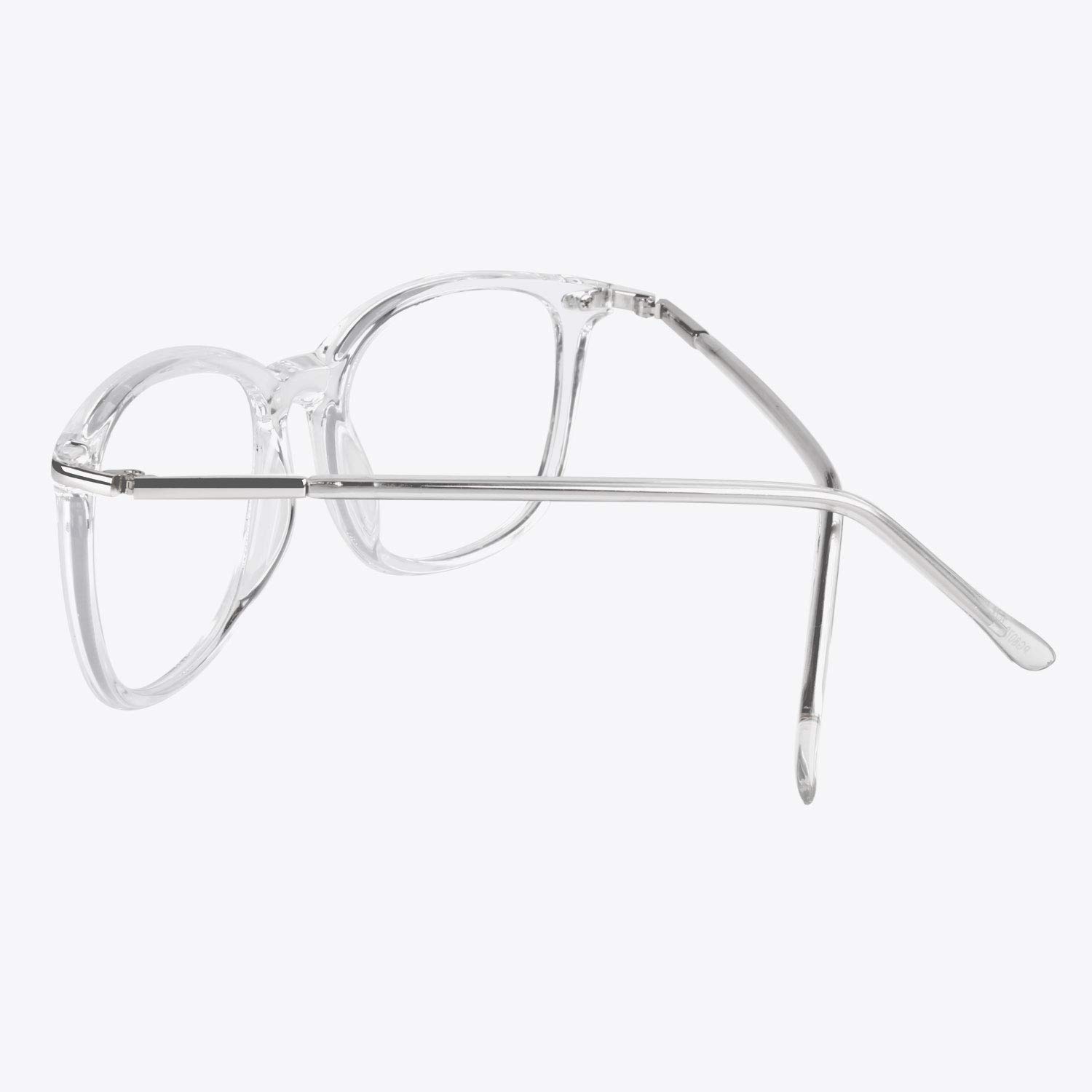 GQUEEN Fashion Fake Glasses Non-Prescription Clear Lens Nerd Frames for Women & Men (201579) - Perfect for Cosplay, Costume Parties & Everyday Fashion Accessory