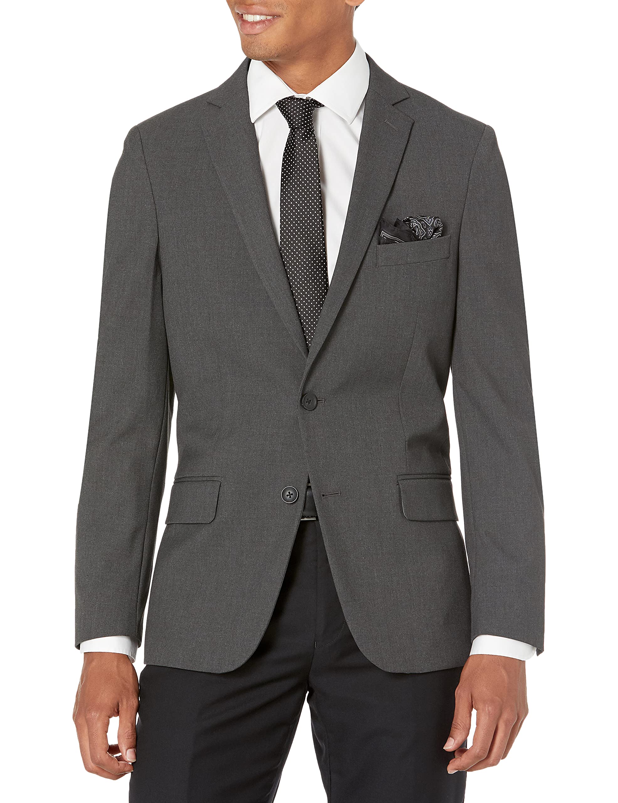 Haggar Men's Premium Stretch Slim Fit Suit Separates - Comfortable Dress Pants & Jacket Set for Business, Office, and Formal Occasions