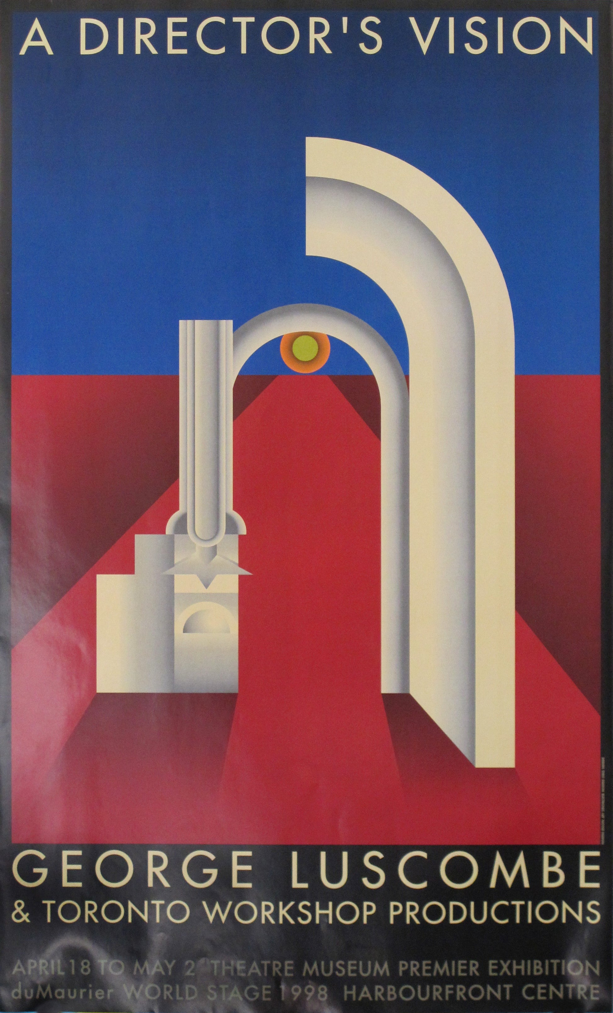 1998 Original Canadian Exhibition Poster - A Director's Vision - Vintage Art Print for Home Decor & Office Wall Art
