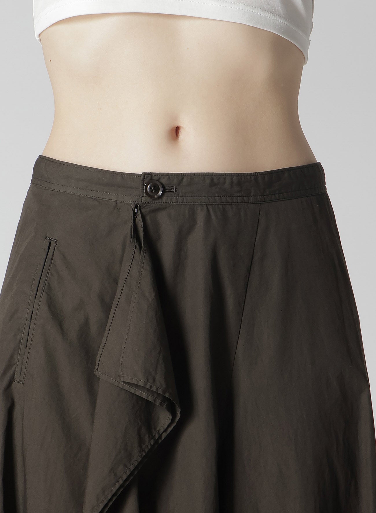 Stylish Cotton Broad Garment Dyeing Skirt Pants for Women - Comfortable & Breathable Casual Wear for Office, Travel & Everyday Outfits