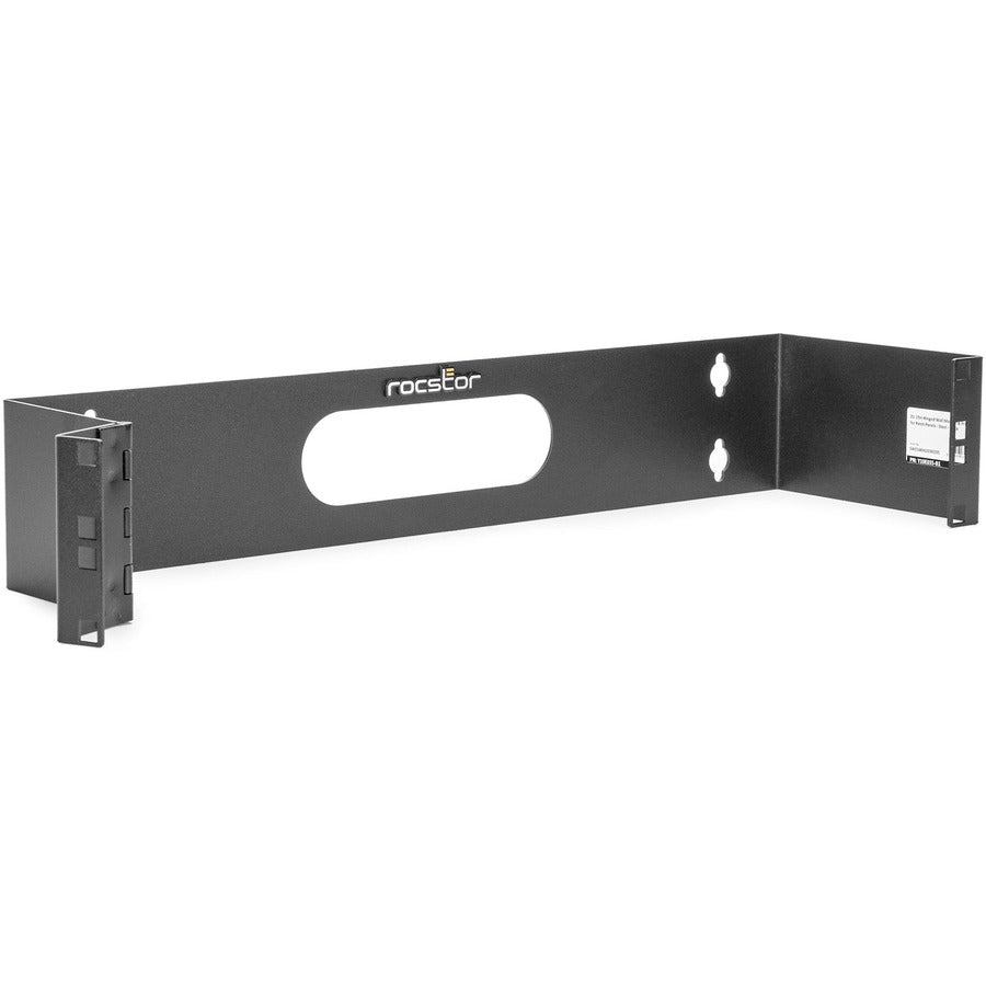 2U 19 Inch Wall Mount Bracket for Patch Panels - Heavy Duty Hinged Rack Mount Bracket with Adjustable Depth - Perfect for Server Racks, Network Cabinets & Data Center Installations