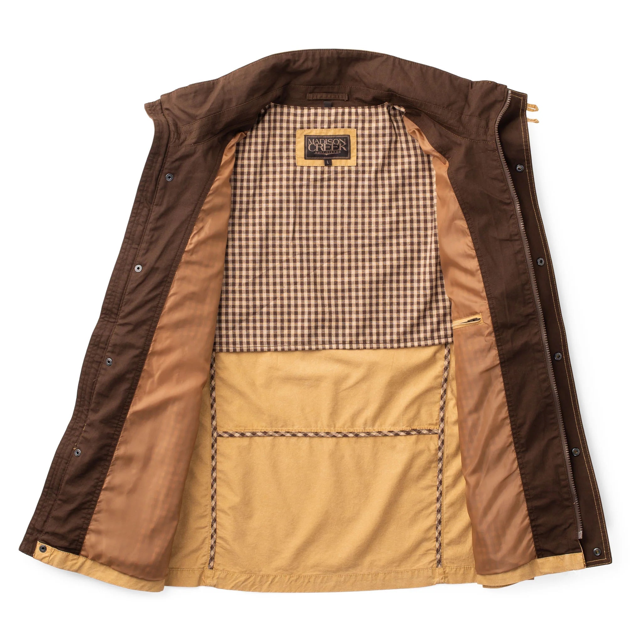 Madison Creek Field Khaki Blowing Rock Jacket - Waterproof Outdoor Hiking & Camping Gear for Men & Women