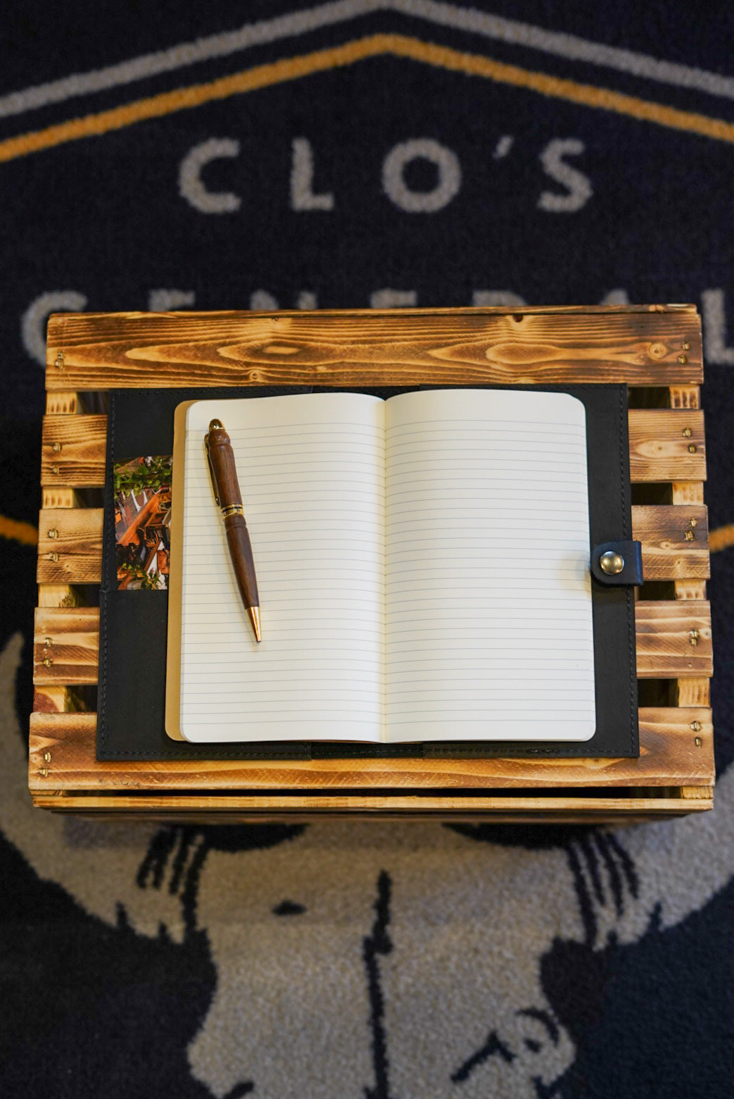 Premium Vegan Leather Journal Cover - Flat Black, A5 Size, Refillable Notebook Cover for Writing, Sketching & Planning | Perfect for Travel, Office & School Use