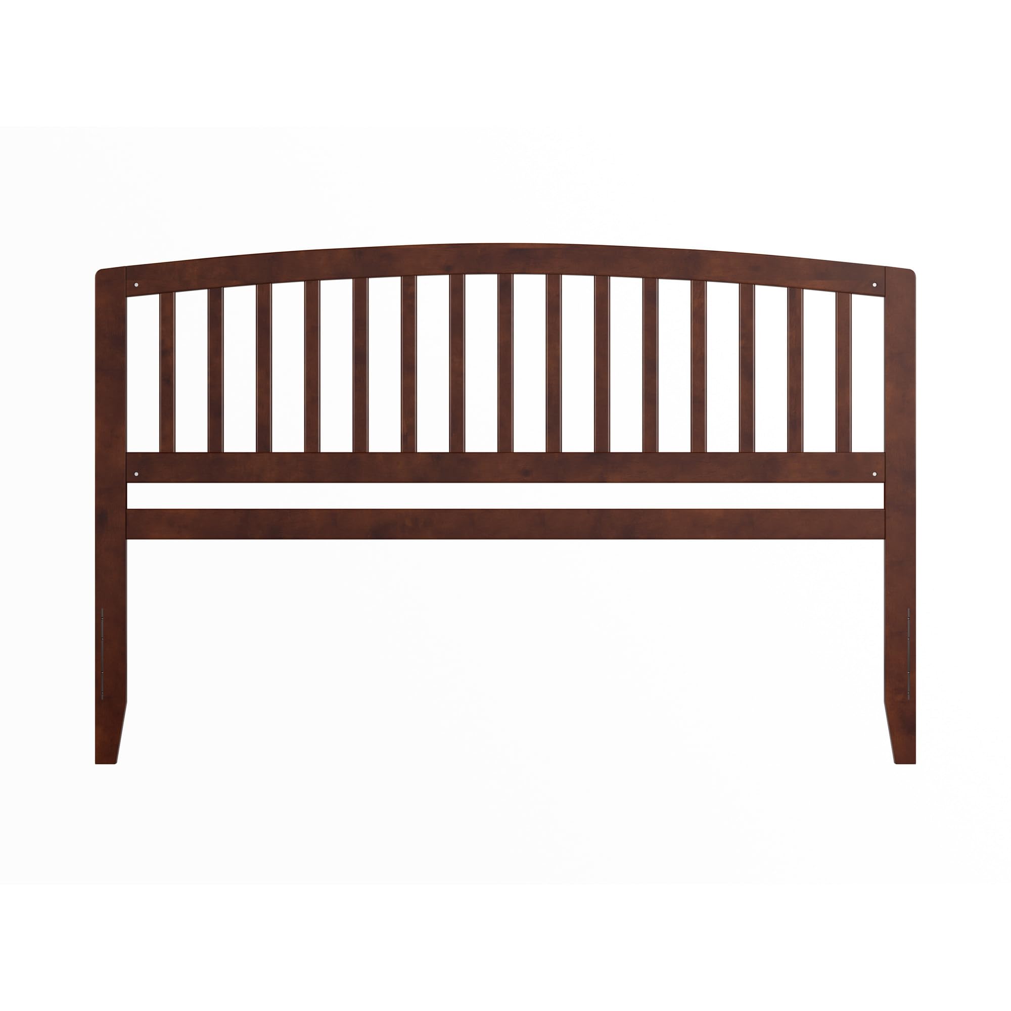 AFI Richmond King Size Headboard with USB Charging Ports - Walnut Finish for Modern Bedroom Decor & Convenient Device Charging