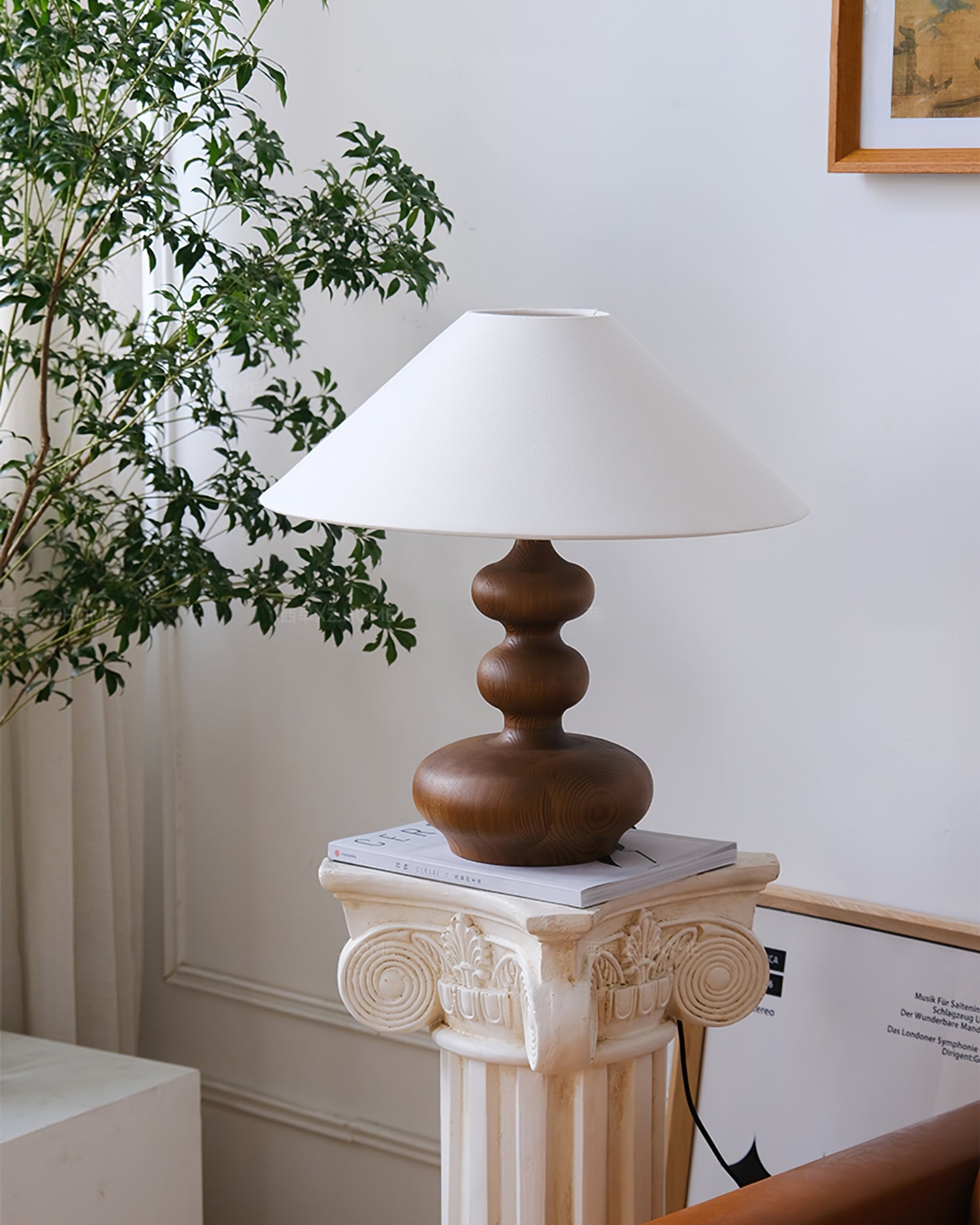 Creative Gourd Table Lamp - Handmade Natural Decorative Lighting for Living Room, Bedroom & Office - Perfect for Cozy Home Decor & Ambient Lighting