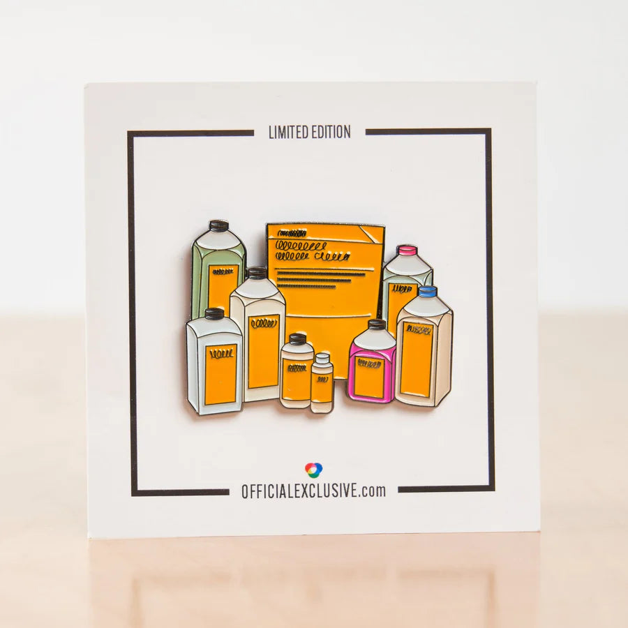Darkroom Chemical Film Developer Storage Bottles with Pin - Airtight Lightproof Containers for Photography Darkroom Supplies | Perfect for Storing, Mixing & Organizing Film Processing Chemicals