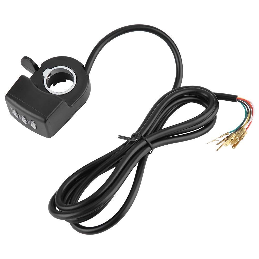 48V Electric Bike Thumb Throttle - E-Bike Speed Control Assembly for Electric Bicycles | Perfect for Commuting, Off-Road & Urban Riding