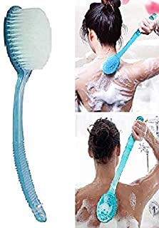 INAAYA Long Handle Bath Brush with Soft Bristles - Back Scrubber for Exfoliating & Cleansing - Perfect for Shower, Spa & Body Care (Multicolor)