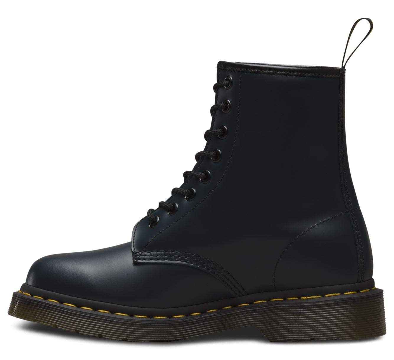 Dr. Martens Unisex 1460 Mono Smooth Leather 8-Eye Combat Boots for Men & Women - Perfect for Punk Fashion, Workwear & Everyday Street Style
