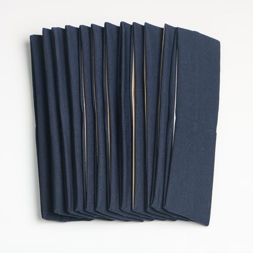 12pcs navy blue yoga sport headband