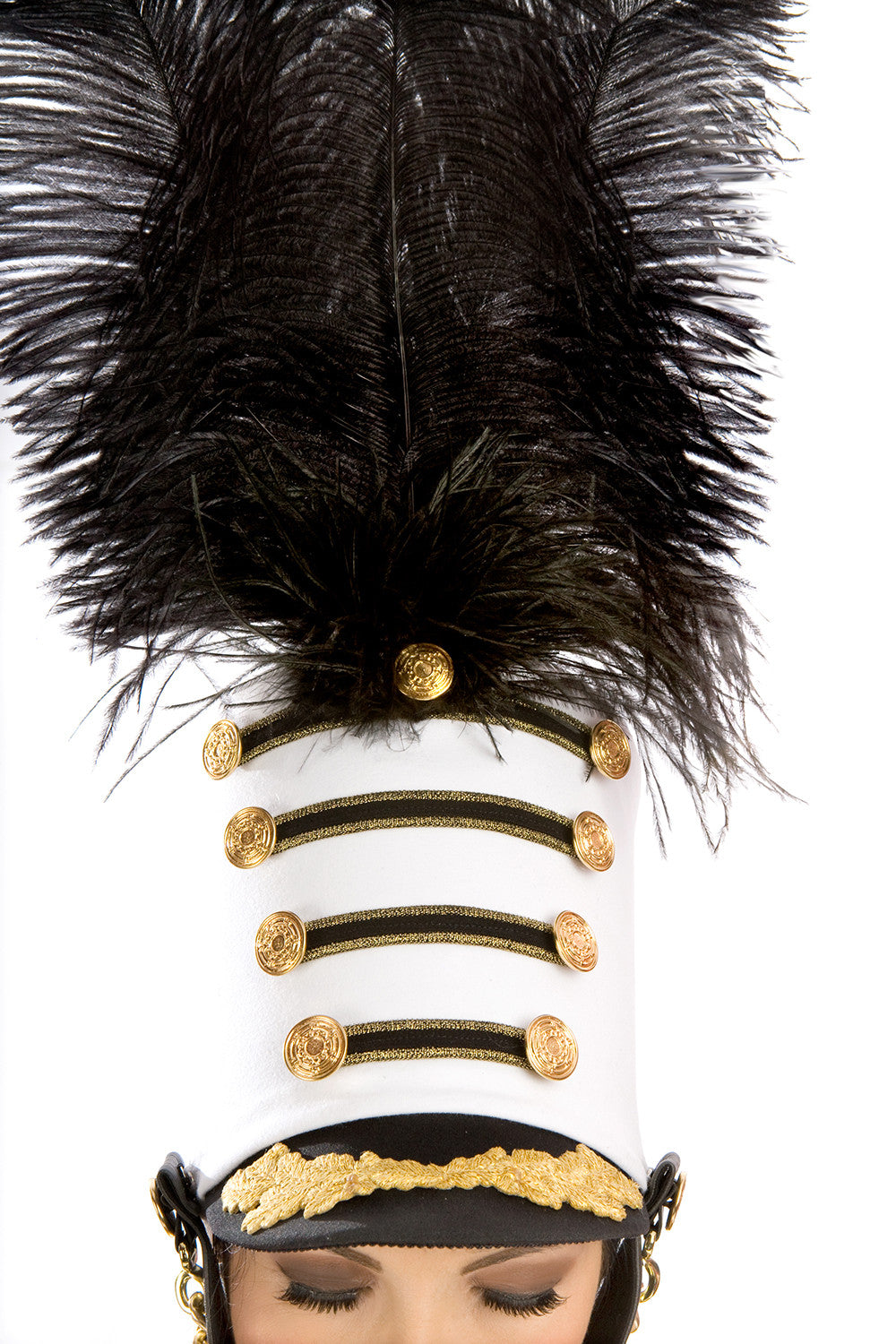 Majorette Hat for Marching Band - High-Quality Baton Twirling Performance Hat for Drum Majorettes | Perfect for Parades, Competitions & Performances