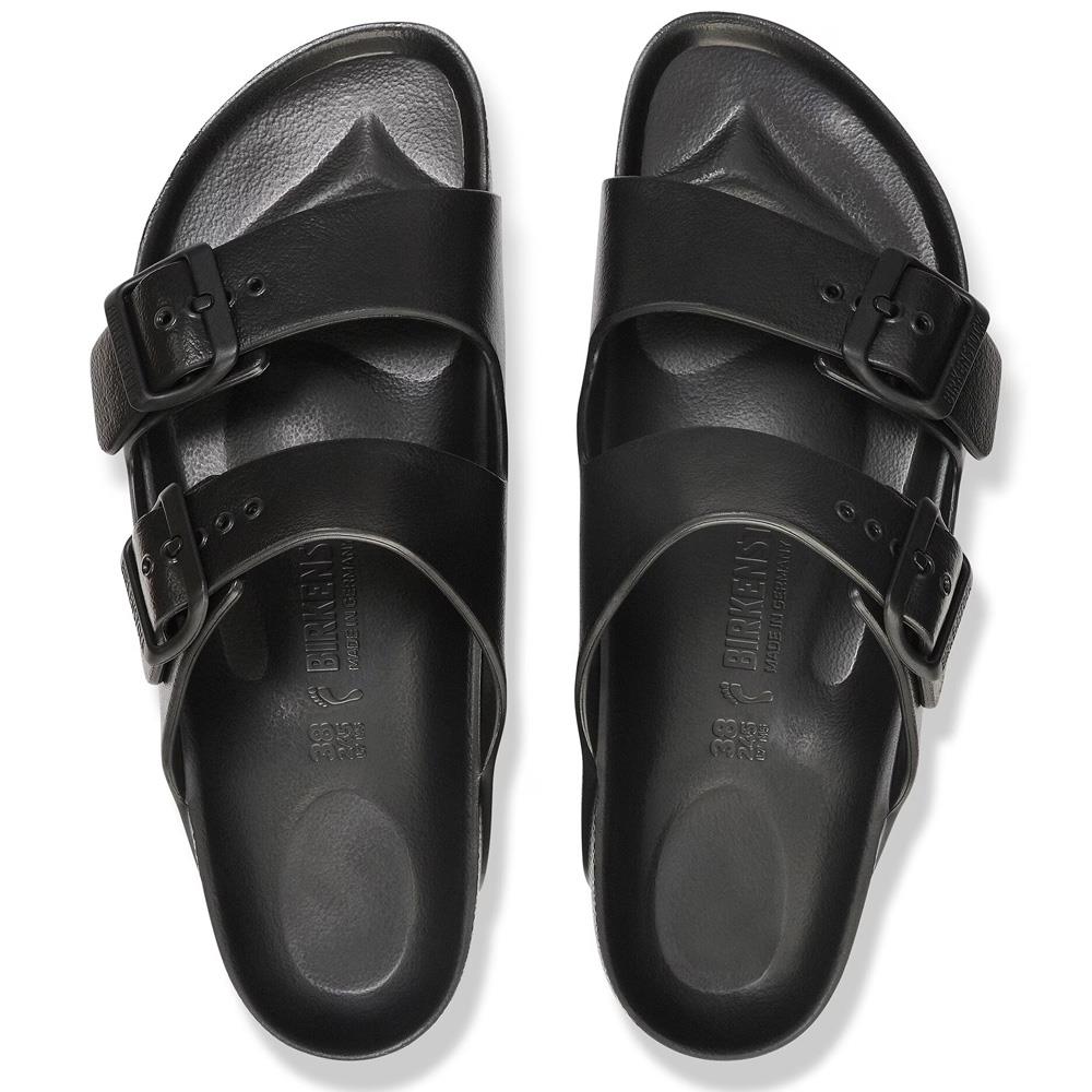 Birkenstock Unisex Arizona EVA Sandals - Narrow Fit Black | Comfortable Waterproof Slides for Beach, Pool & Casual Wear