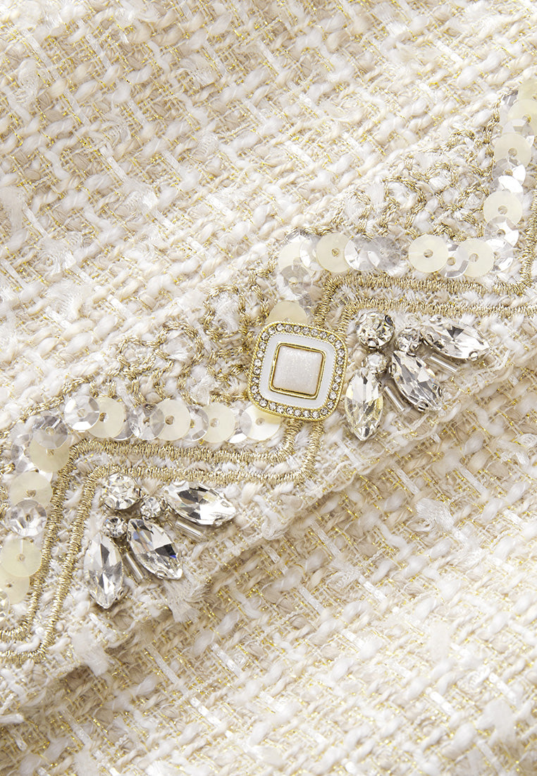 Elegant Embellished Trim A-Line Dress for Women - Perfect for Weddings, Parties & Special Occasions