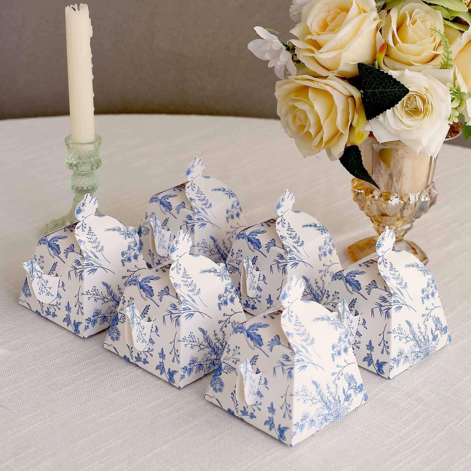 Efavormart 25 Pack Mini Teapot Gift Boxes - Floral Print for Tea Party Favors