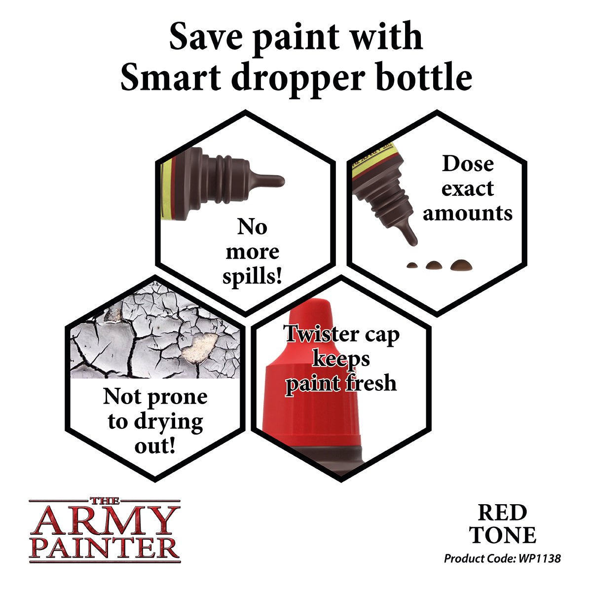 Warpaints Washes: Red Tone Paint for Miniatures & Models - Perfect for Wargaming, Tabletop RPGs, and DIY Craft Projects