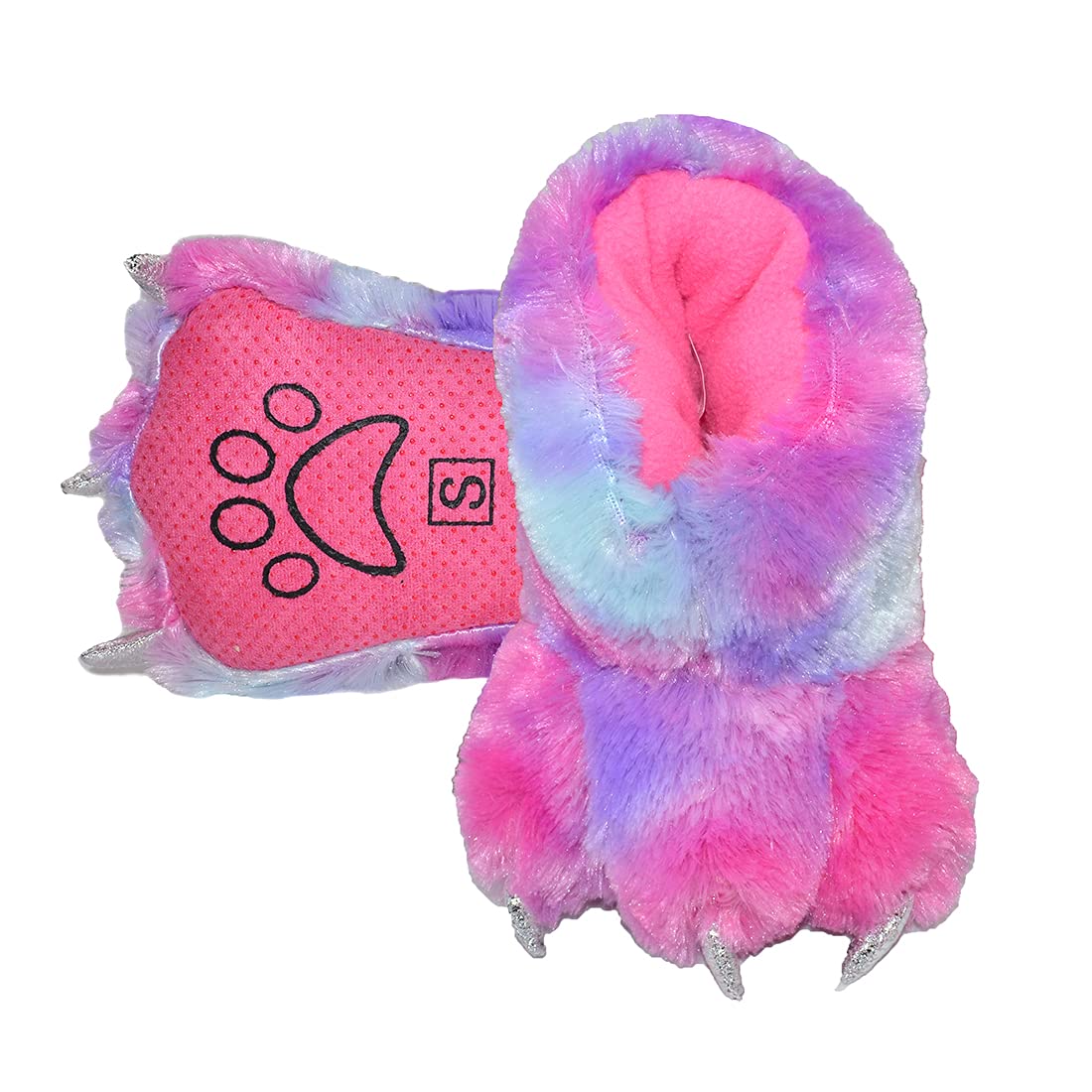 Millffy Funny Bear Paw Slippers for Adults & Kids - Cozy Dinosaur Slippers for Boys, Girls & Toddlers - Perfect for Indoor Wear, Home Comfort & Gift Giving