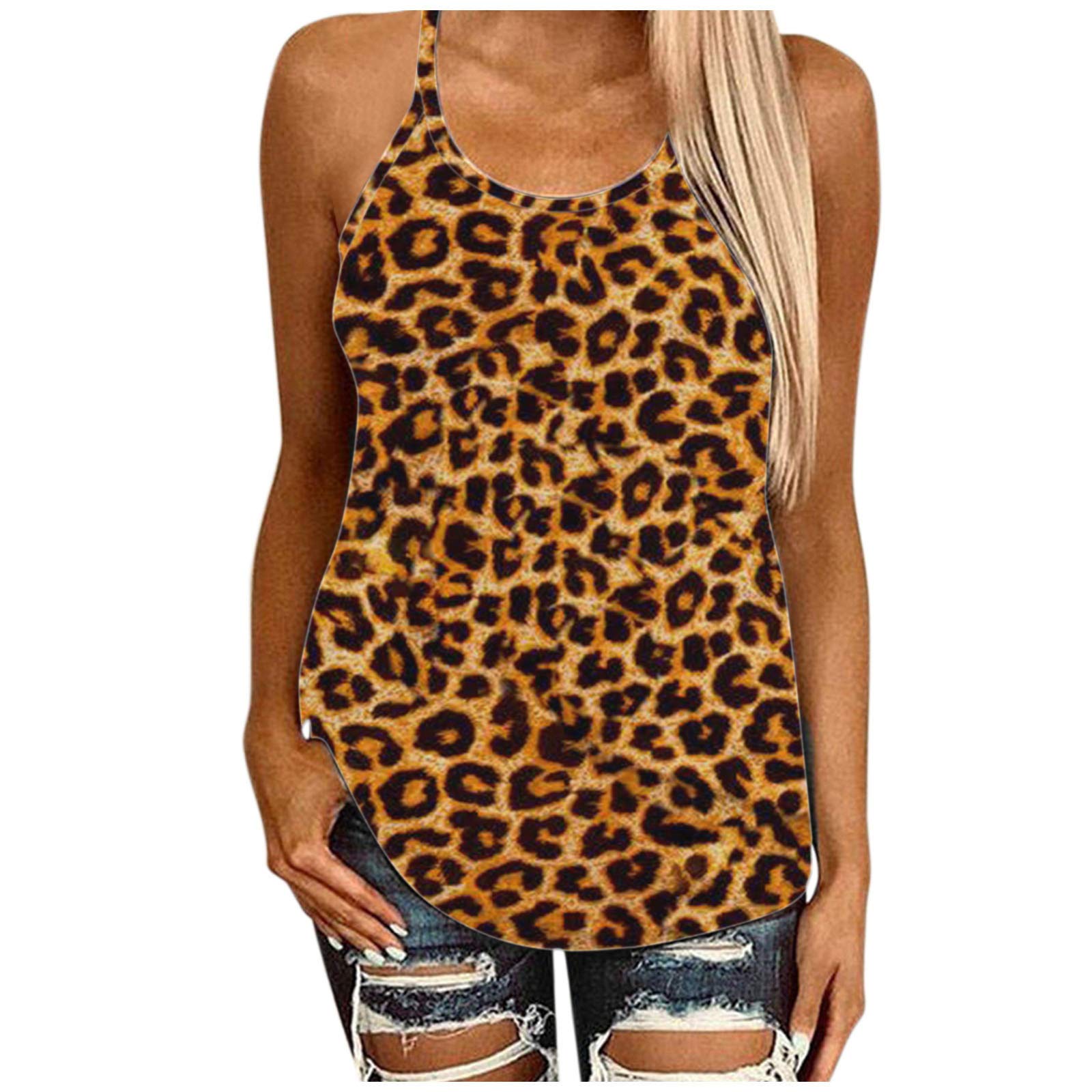 Women's Fashion Sunflower Print Casual Basic Tank Tops - Plus Size Summer T-Shirts for Women | Sexy & Comfortable Daily Wear, Beach Outfits, Yoga Clothes