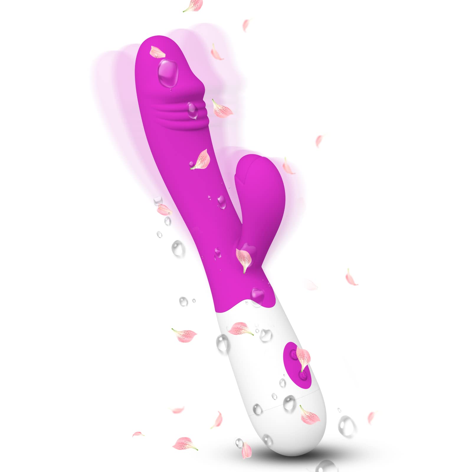 G Spot Vibrator - 12 Modes Rechargeable Dildo for Women & Couples - Intimate Pleasure