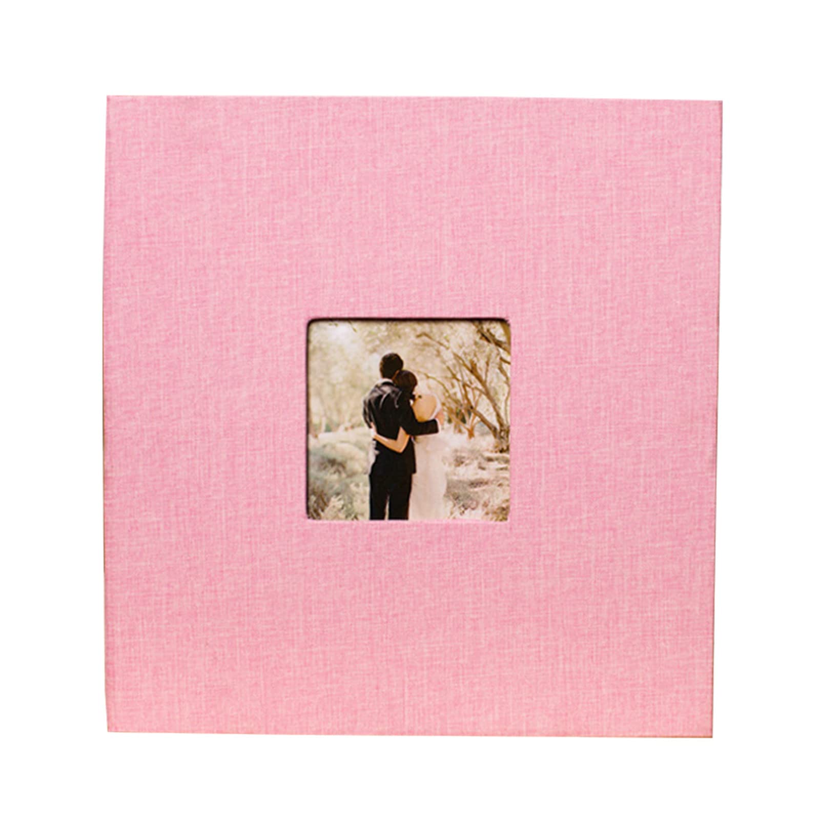 Comigeewa Vienrose Large Self-Adhesive Photo Album for 4x6 & 8x10 Pictures - Magnetic Scrapbook with 40 Blank Pages for DIY Projects - Perfect for Wedding, Family Memories, and Creative Scrapbooking