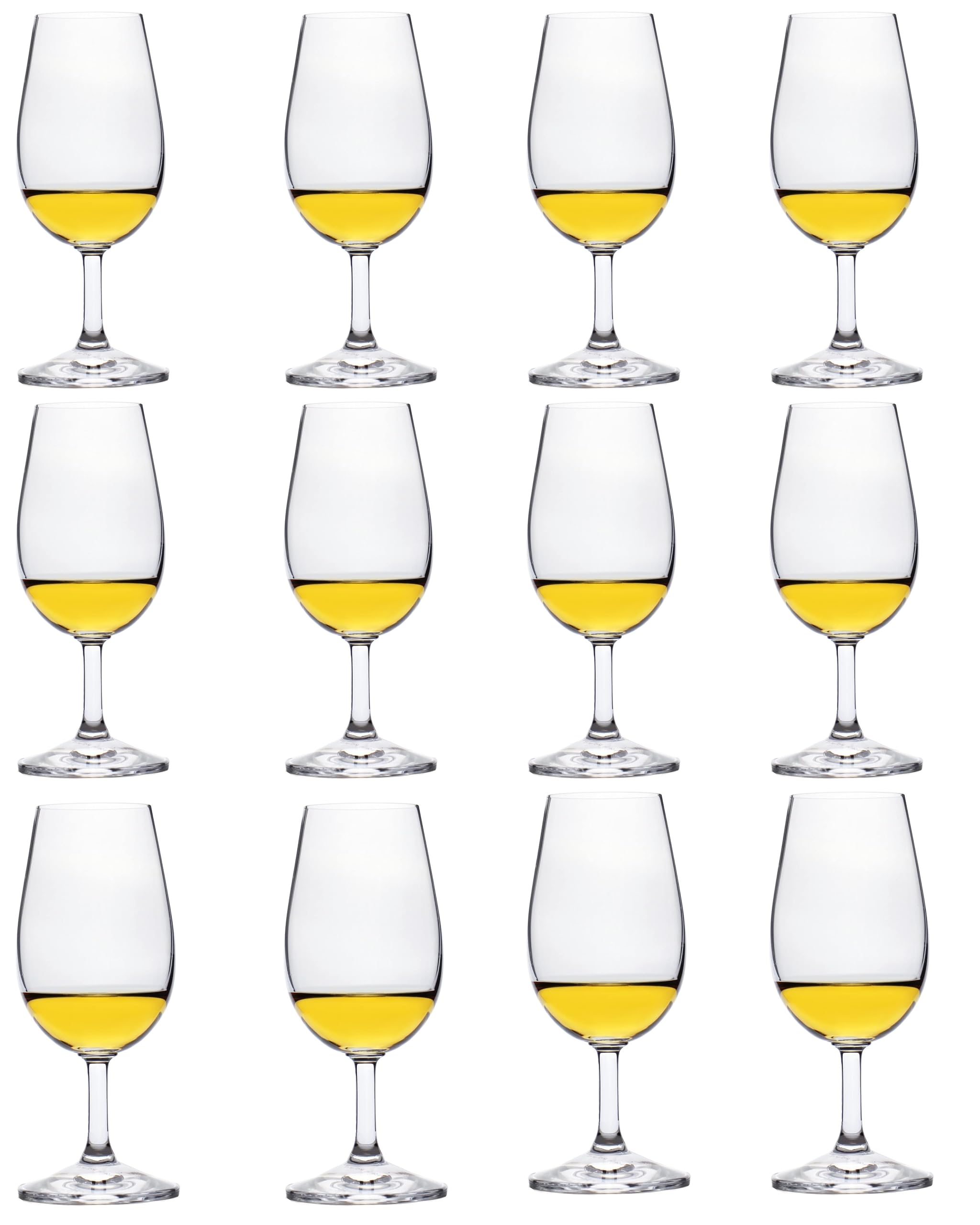 Premium Ravenscroft Crystal Port & International Tasting Glasses - Set of 12 - Ideal for Wine Tasting, Whiskey Sampling & Elegant Dinner Parties