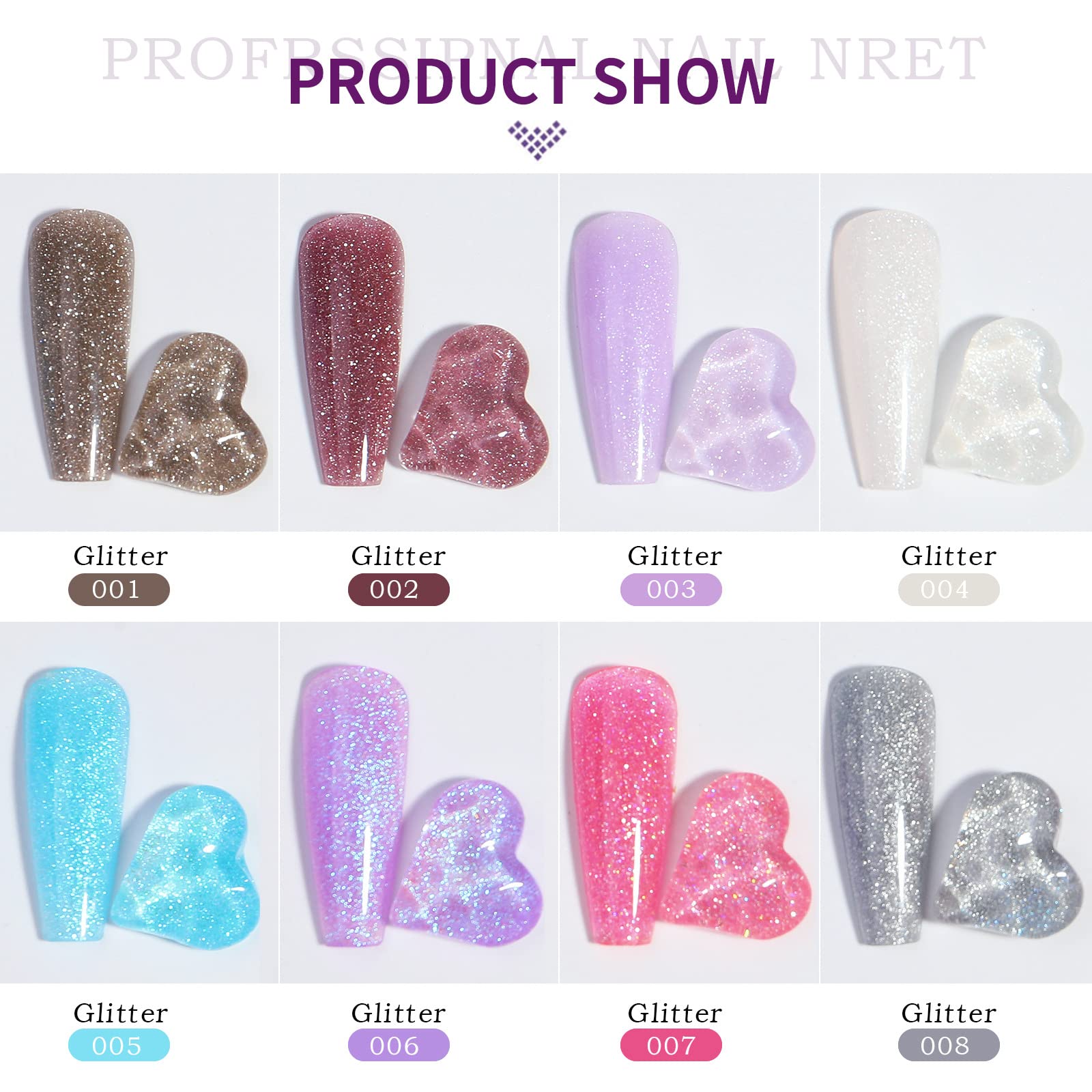 Katutude 15ml Poly Nail Gel - Shiny Glitter UV Builder Gel for Nail Extensions & Enhancements | DIY Manicure Kit for Women & Beginners | Perfect for Home Nail Art, Salon-Quality Manicures & Party Glam Looks