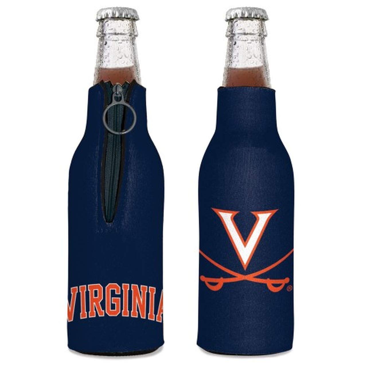 Wincraft NCAA Virginia Cavaliers Team Colors Insulated Bottle Cooler - Perfect for Tailgating, Picnics & Outdoor Sports Events