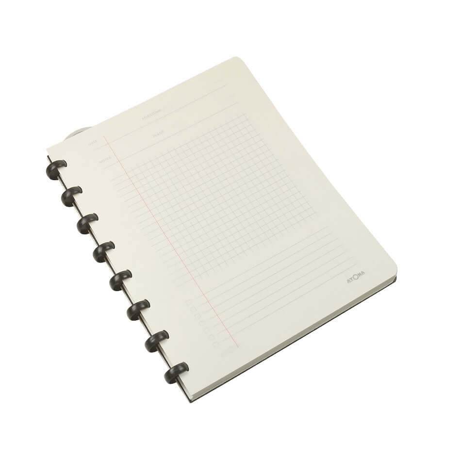 Atoma Meeting Notebook - 185 x 210mm Refillable Planner for Business & School - Perfect for Office Meetings, Class Notes & Daily Organization