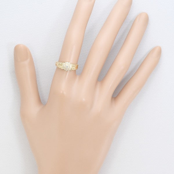 18K Yellow Gold Diamond Ring for Women - Elegant Solitaire Engagement & Wedding Band - Perfect for Proposals, Anniversaries, and Special Occasions