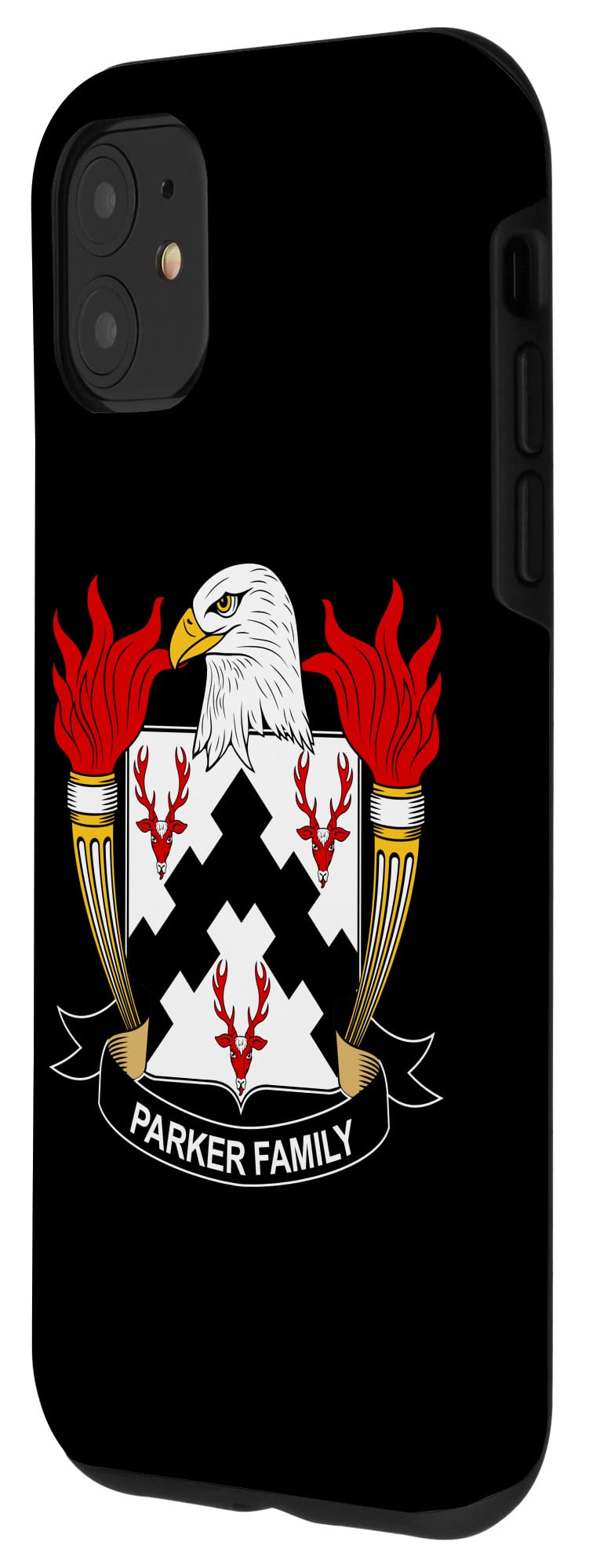 iPhone 11 Case with Parker Coat of Arms - Premium Family Crest Phone Cover for Protection & Style | Perfect for Gifts, Family Reunions & Heritage Pride