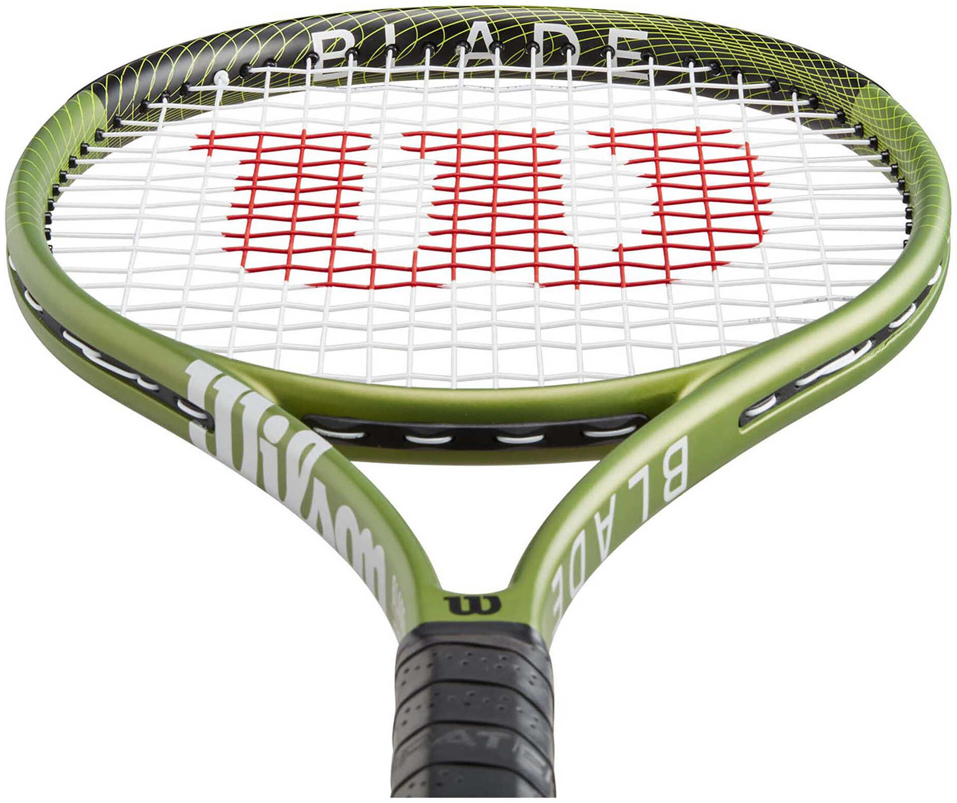 Blade Feel 100 Tennis Racket - Lightweight Performance Racquet for Intermediate Players - Perfect for Court Training & Competitive Matches