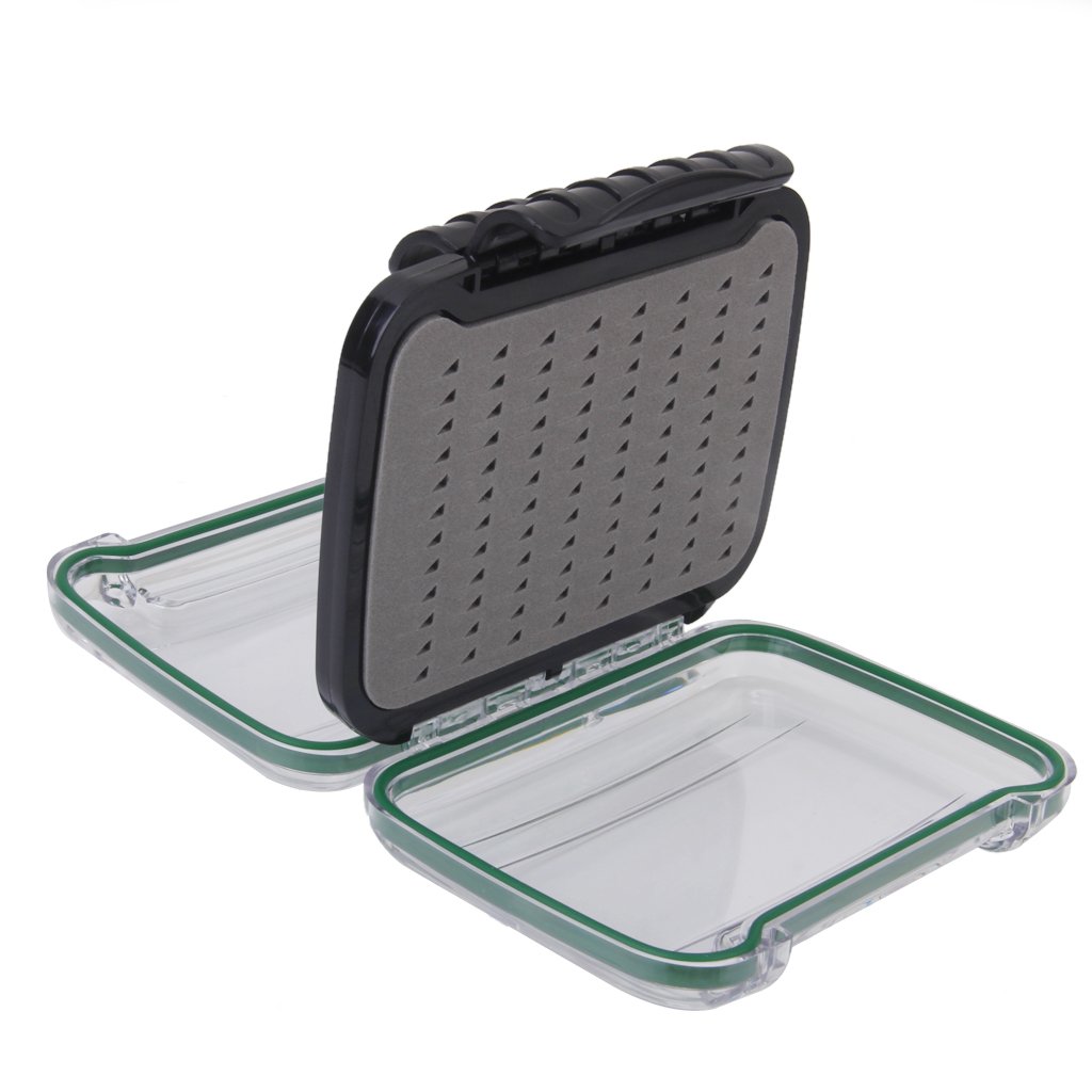 Waterproof Fly Fishing Box - Dual-Sided Clear Lure Storage Case for Trout, Bass, and Saltwater Fishing - Perfect for Fly Fishing, Stream Fishing, and Outdoor Adventures