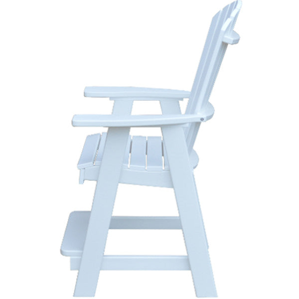 Fanback Counter Chair - Sturdy & Comfortable Bar Stool for Kitchen Island, Breakfast Nook & Home Bar | Adjustable Height & Swivel Seat | Modern Dining Furniture for Restaurants & Cafes