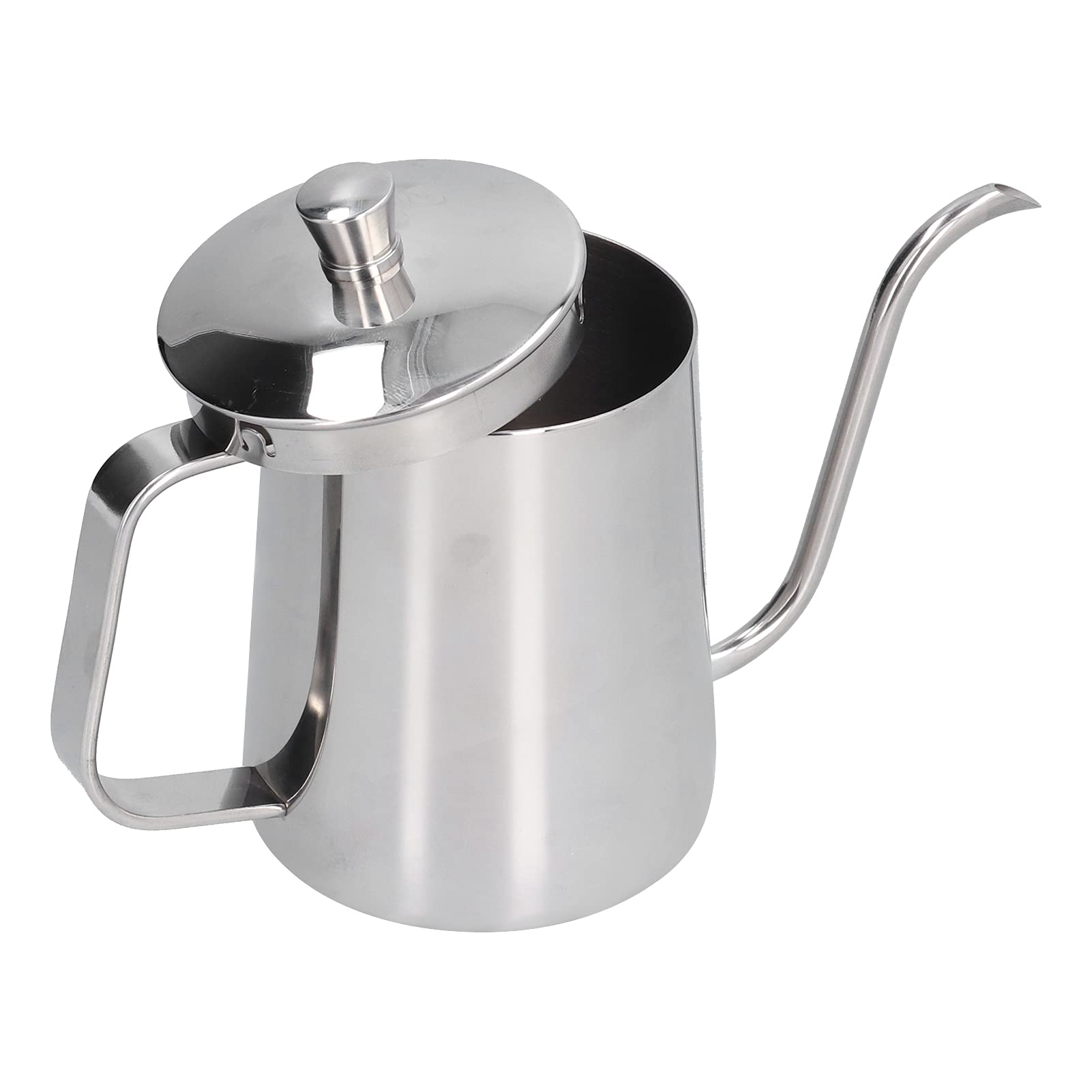 Stainless Steel Gooseneck Kettle 600ml - Perfect for Pour Over Coffee & Home Brewing