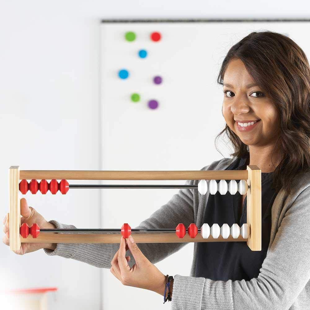 hand2mind Demonstration 20 Bead Rekenrek Classroom Set - Math Abacus for Kids, Kindergarten Counting Manipulatives, Educational Math Toys for Children (Set of 26) - Perfect for Homeschooling & Classroom Math Activities