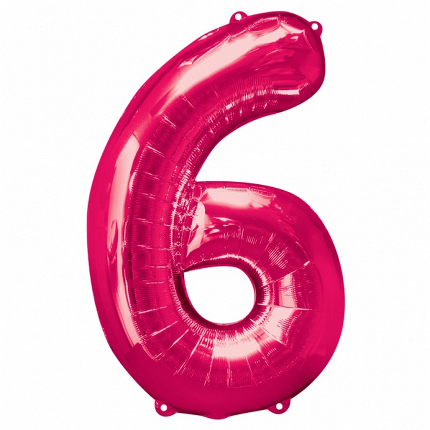 Amscan Supershape Pink Number Balloons (2 Pack) - Perfect for Birthday Parties, Baby Showers & Anniversary Celebrations