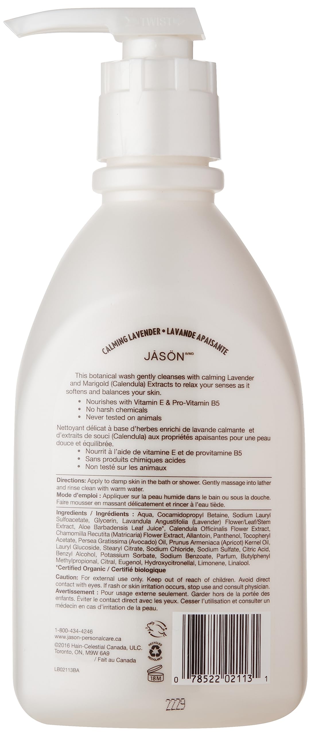 JASON Natural Body Wash - Calming Lavender & Invigorating Rosewater, 30 Oz (2 Pack) | Moisturizing & Soothing Shower Gel for Dry Skin | Perfect for Relaxing Bath & Spa Day at Home