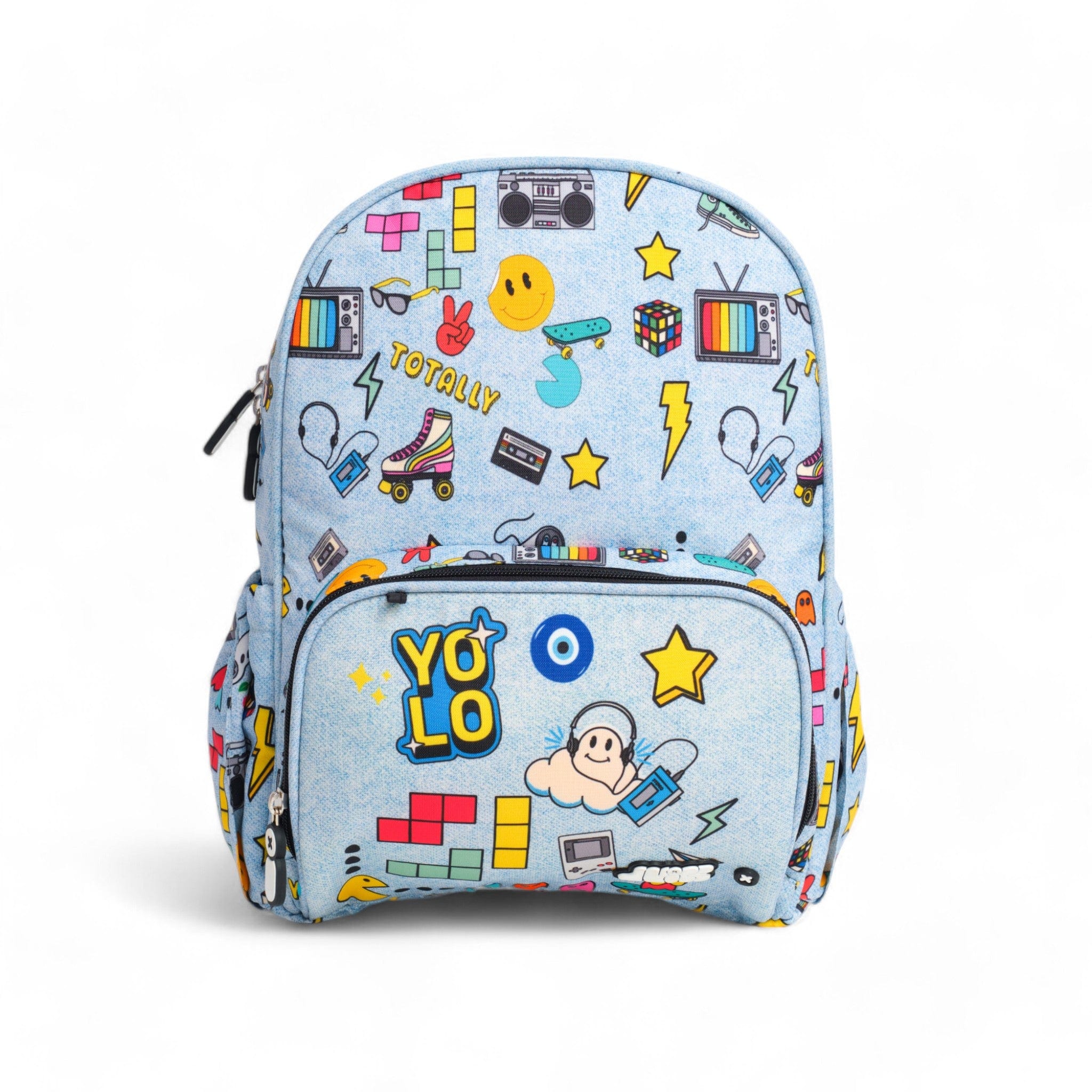 Yolo Medium Backpack - Lightweight Durable School & Travel Backpack for Men & Women - Perfect for College, Work, Hiking & Everyday Use