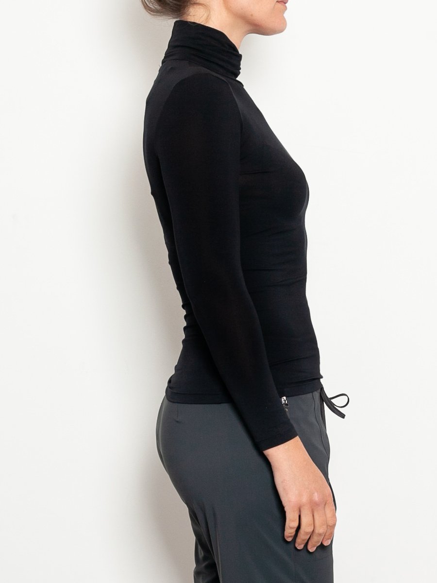 Premium Micromodal Turtleneck Top for Women - Soft & Breathable Slim Fit Long Sleeve Shirt - Perfect for Layering, Office Wear & Casual Outfits