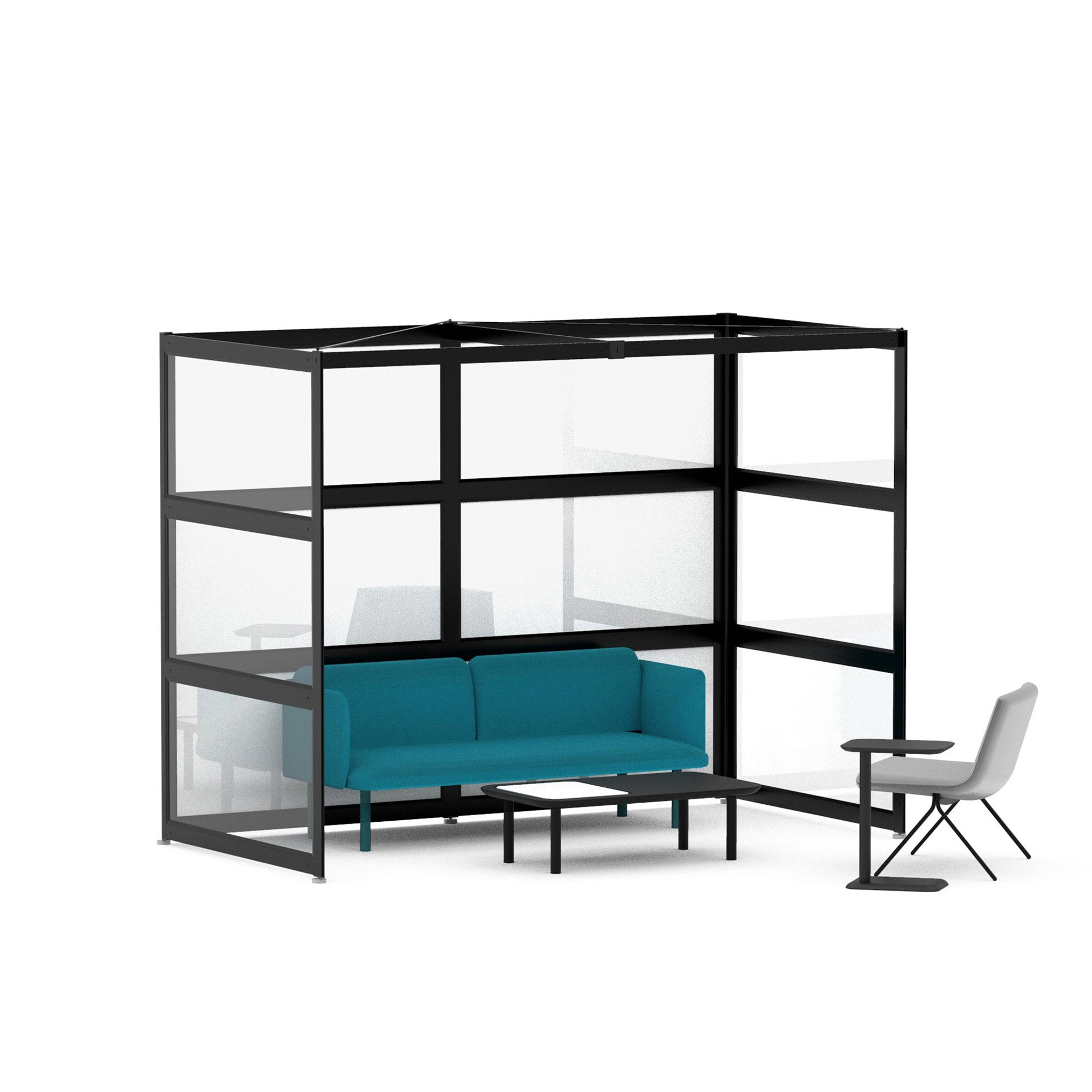 PoppinSpaces Recess Space 108502 - Stylish and Functional Office Storage Solution for Home & Workspace Organization