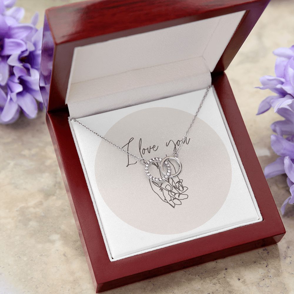 Perfect Pair Necklace for Wife & Girlfriend - Romantic Anniversary Gift for Her - Ideal for Valentine's Day, Birthday & Special Occasions