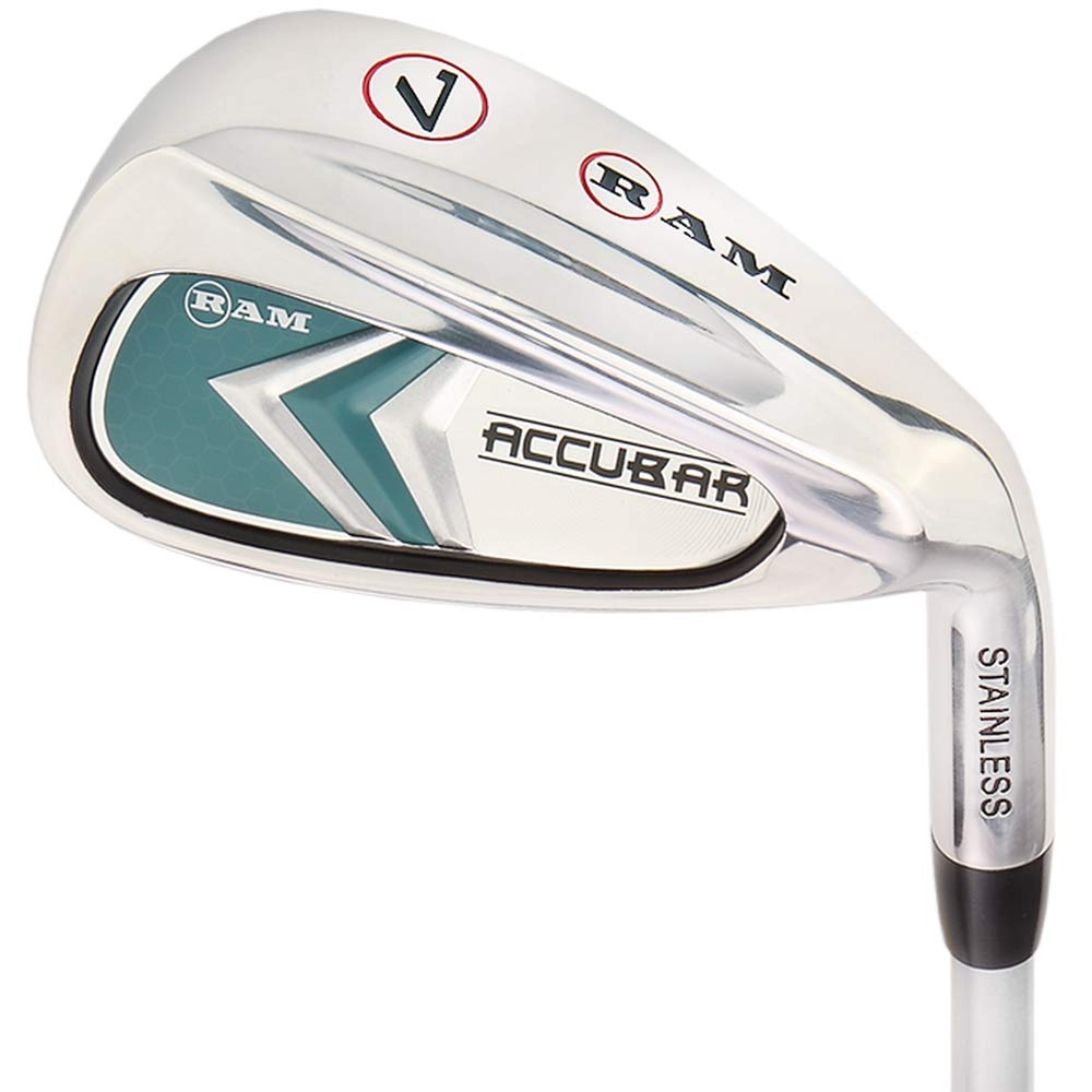 Ram Golf Accubar Ladies Right Hand Graphite Iron Set 6-7-8-9-PW with 24° & 27° Hybrids | Perfect for Beginner to Intermediate Female Golfers on the Course