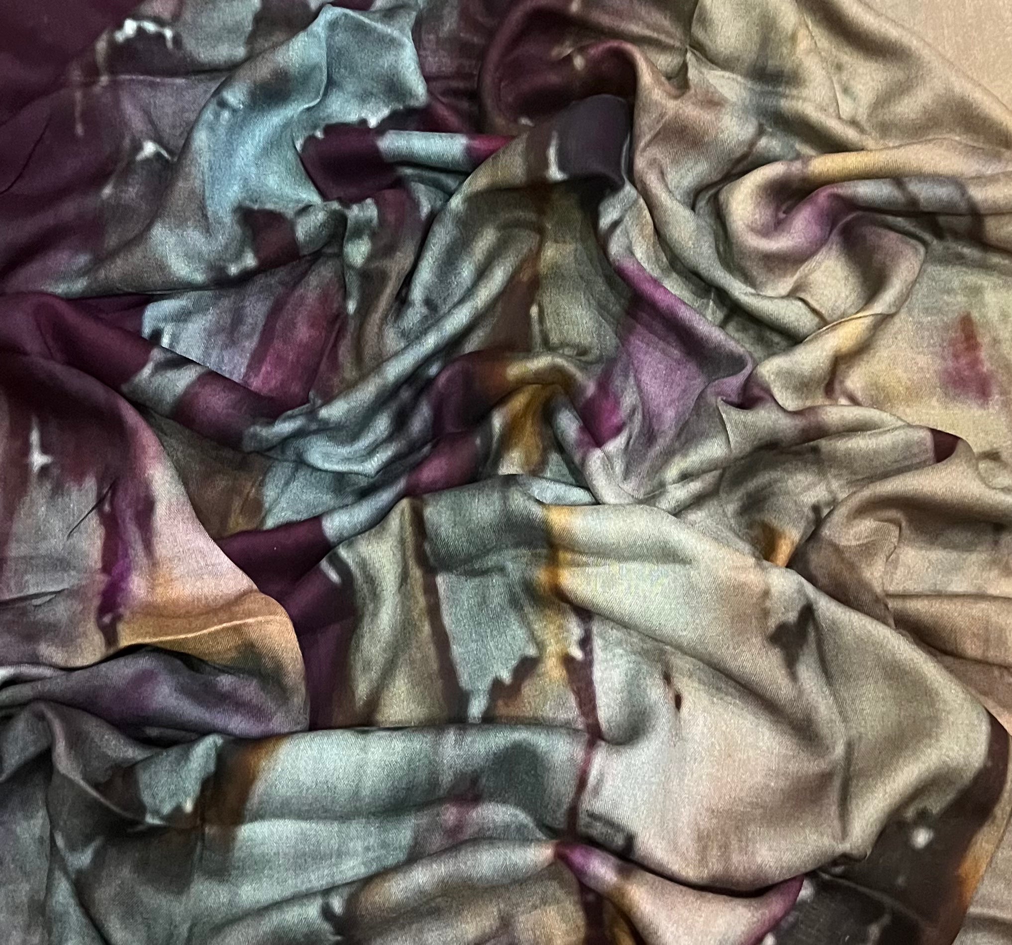 Printed Modal Opalescent Fabric - Soft & Shimmery Material for Dresses, Scarves & Home Decor | Perfect for DIY Fashion & Elegant Decorations